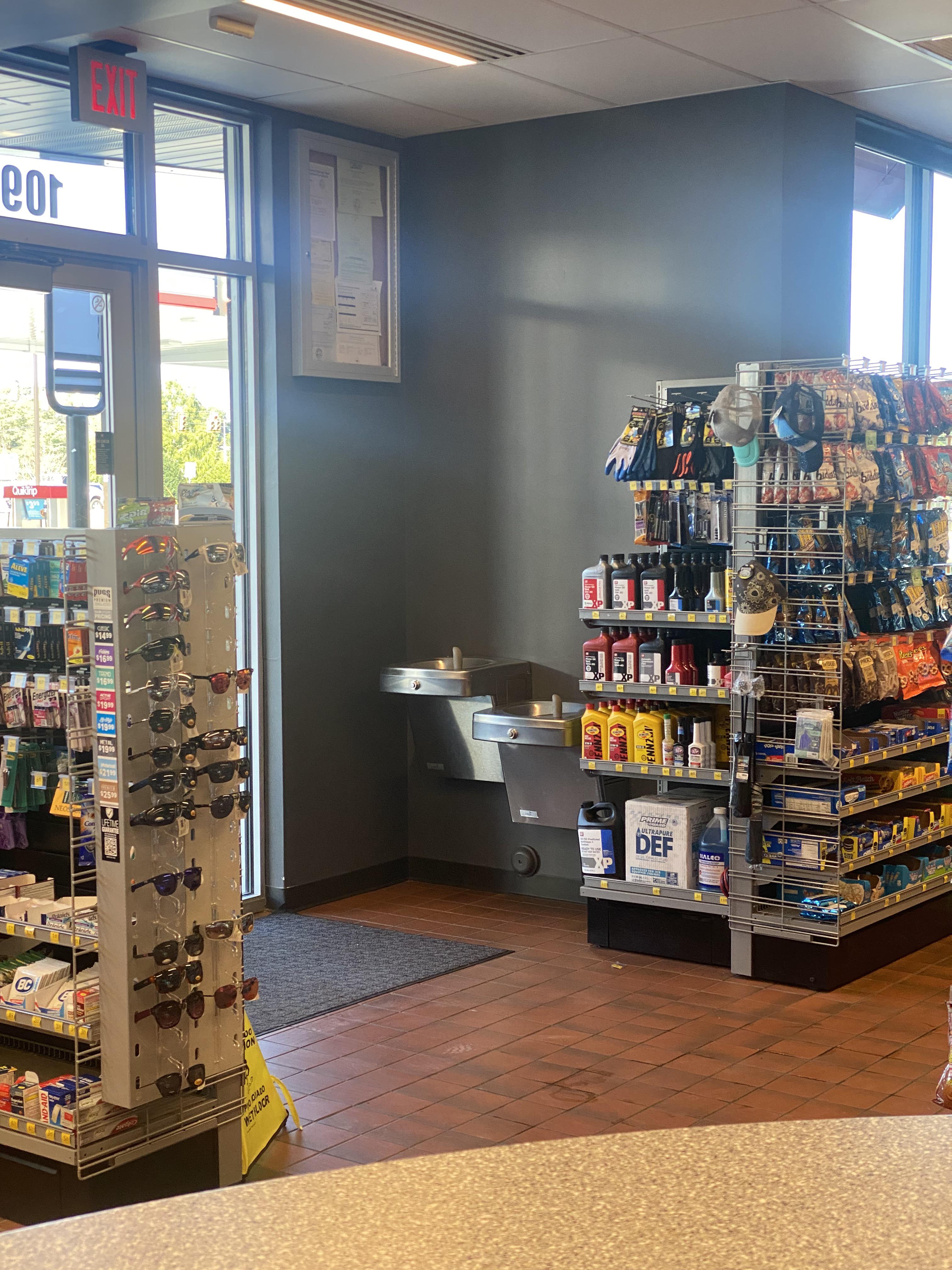 The only water fountain I’ve ever seen at a QT in the Carolinas r