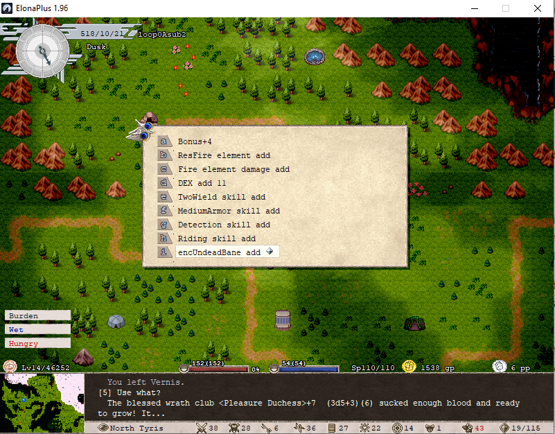 which of these enchantments I choose Elona