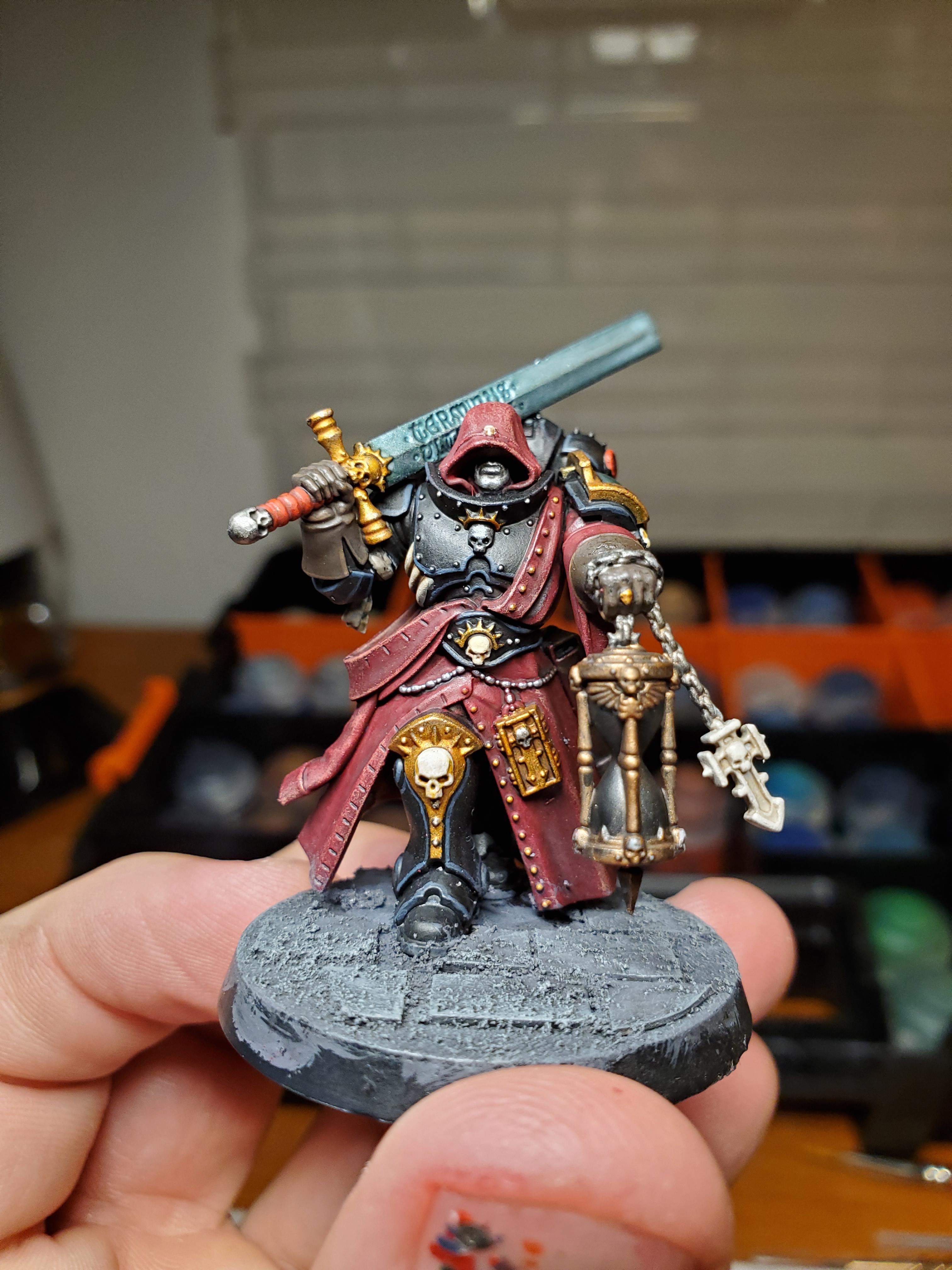 Dark Angels Judiciar with mandatory headswap r/Warhammer40k