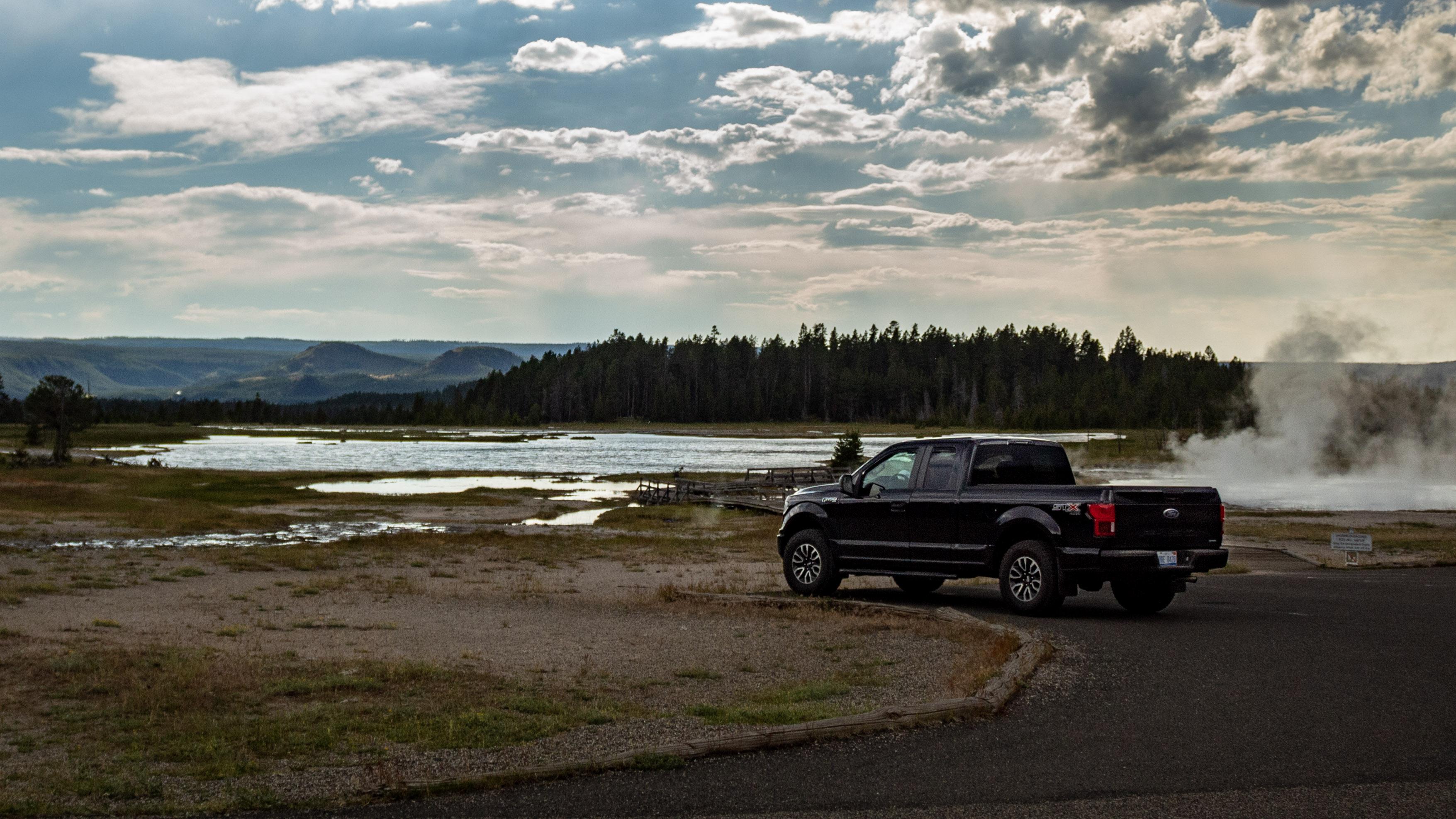 I took a road trip from Detroit to Yellowstone and back. This truck is