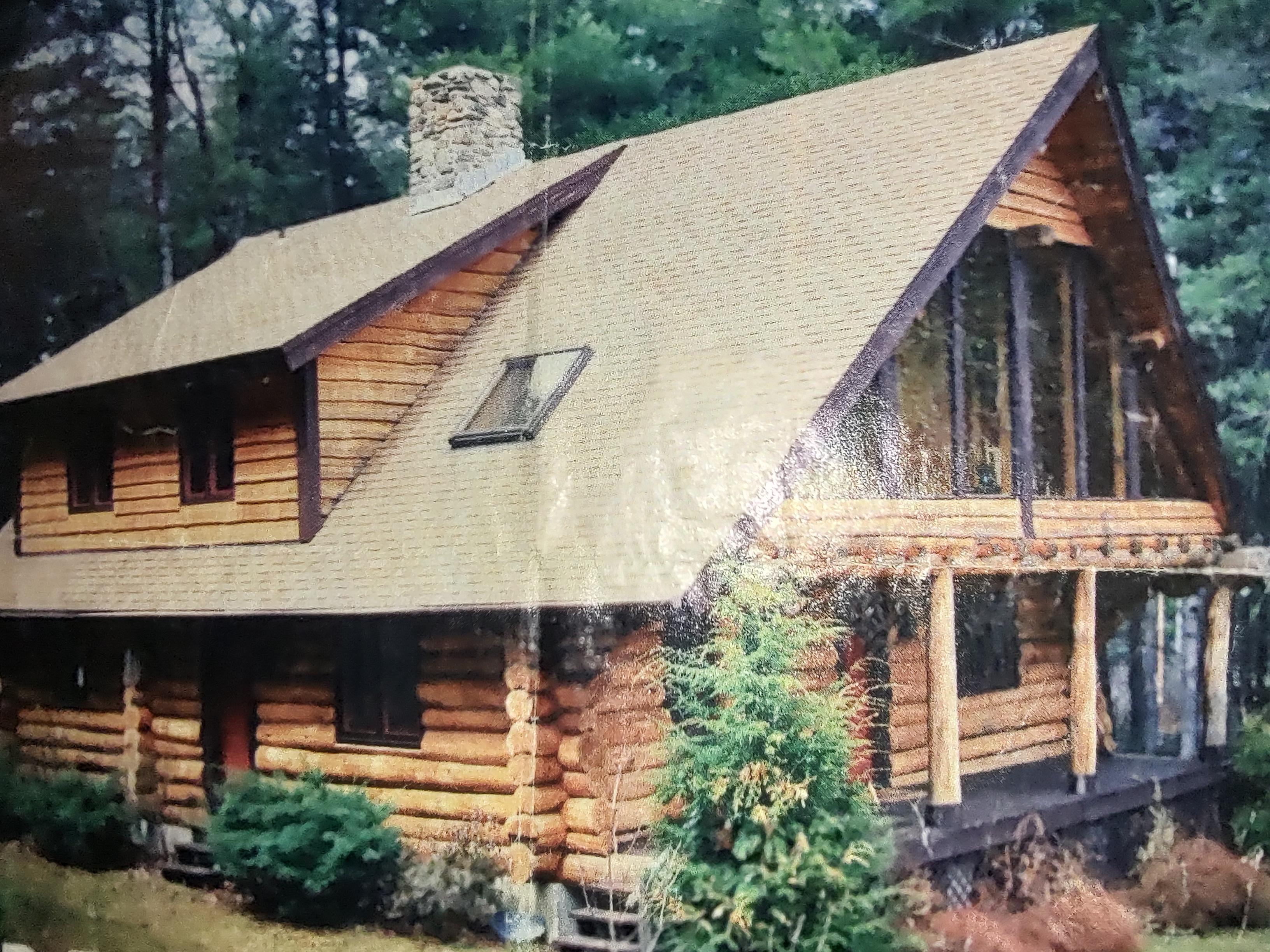 somewhere in Vermont is this beautiful log home my dad built r