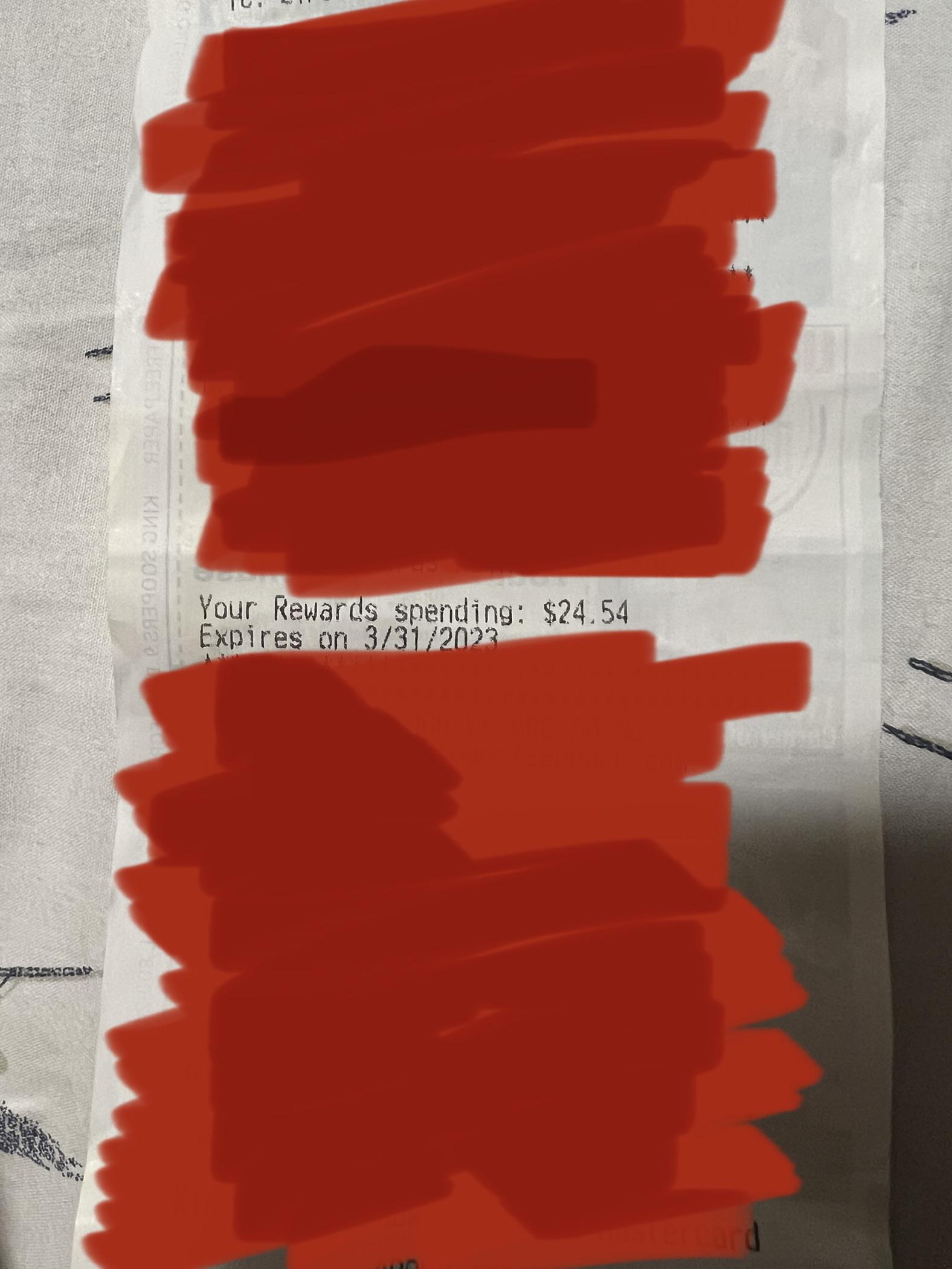 What is rewards spending? r/kroger