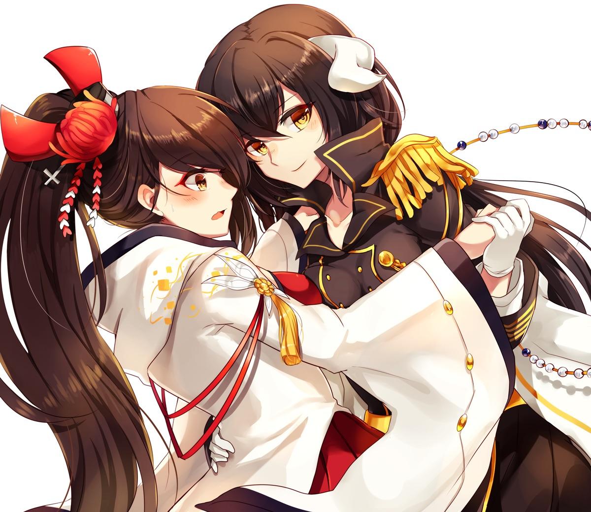 Mikasa is teaching Zuikaku how to dance in British way. 3