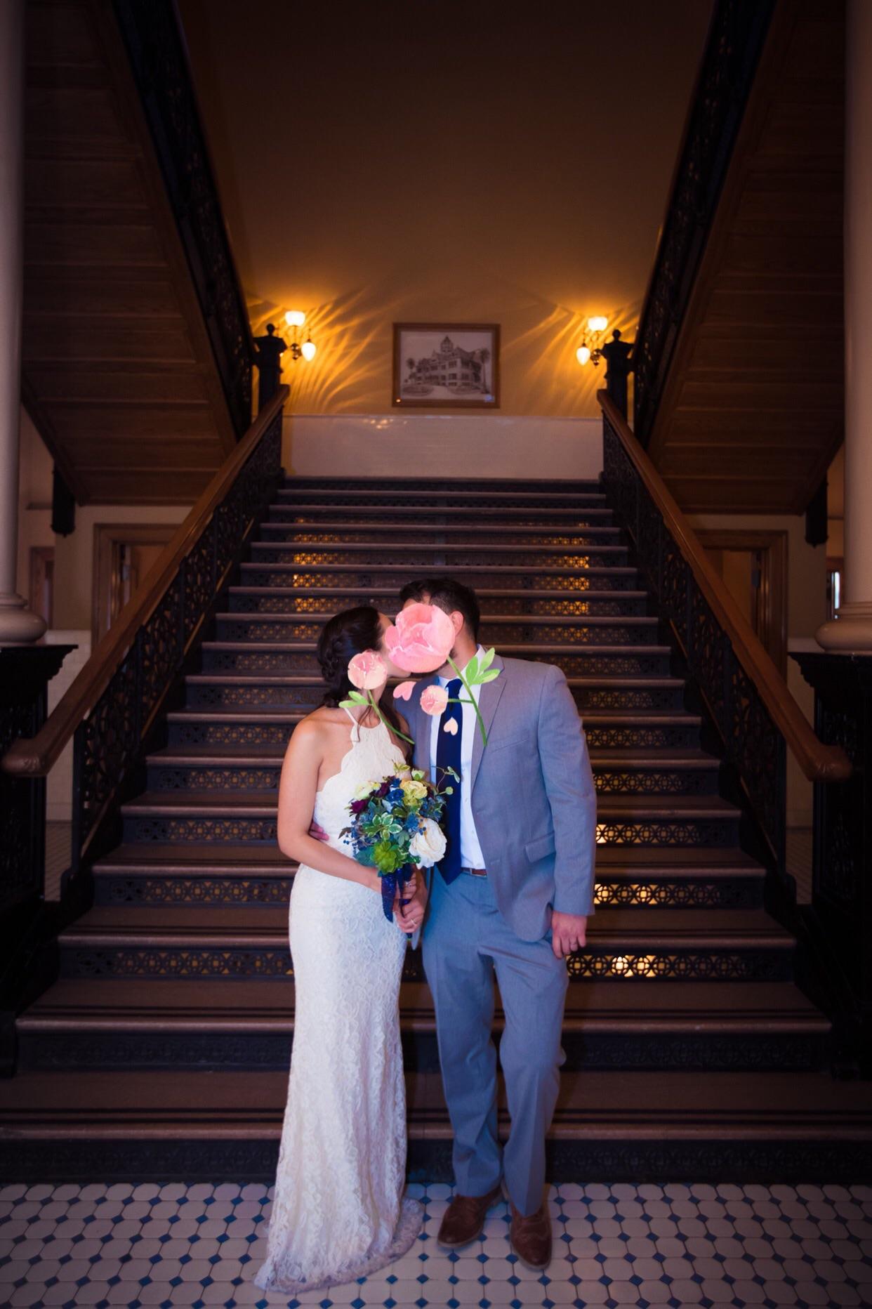 Got some photos back today from our courthouse wedding 👰🏻 Old Orange County Courthouse. Made