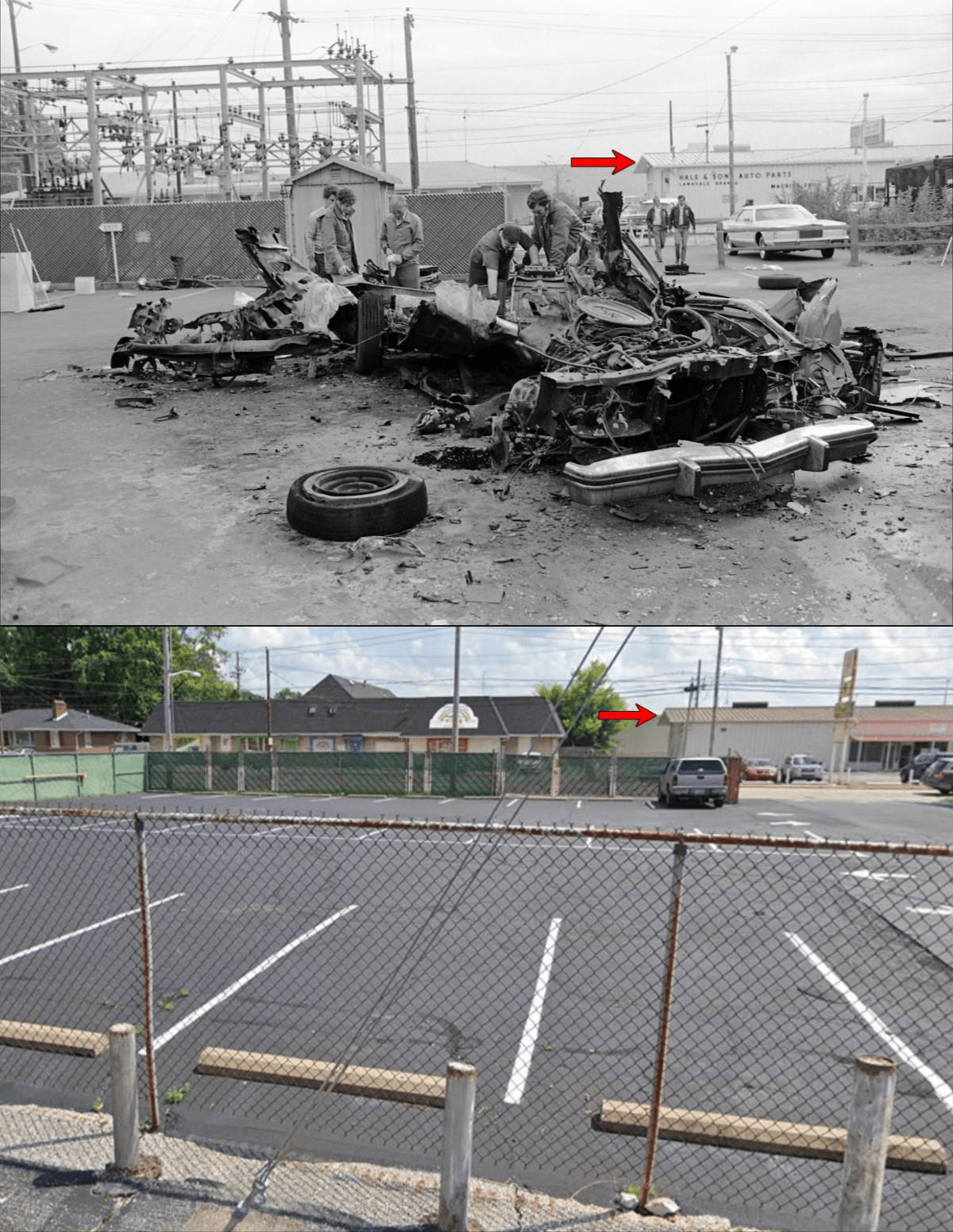 Ray Ryan was car bombed by the Chicago Outfit in 1977 at this location