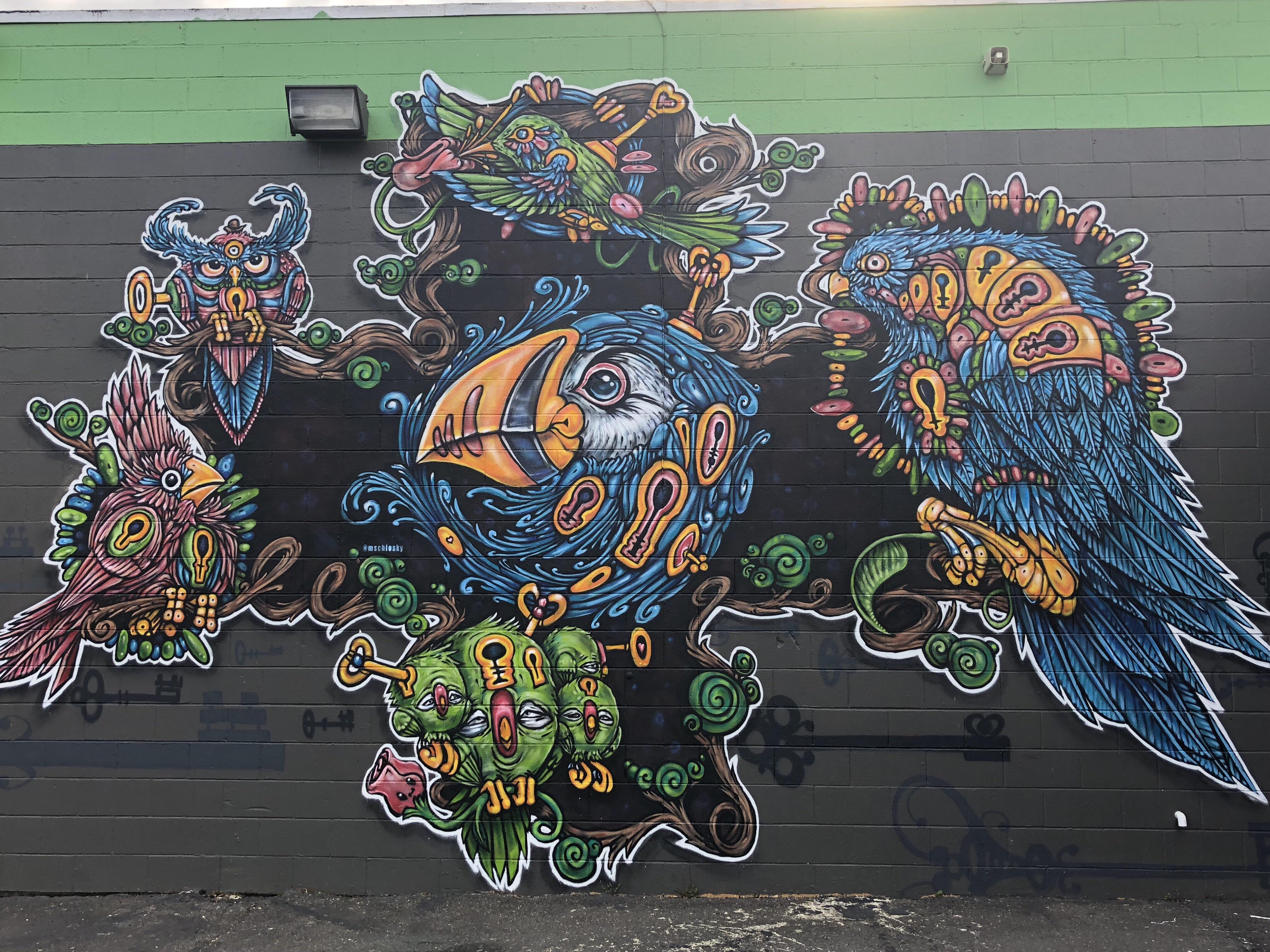 It’s pretty neat that there are beautiful murals like this all over the