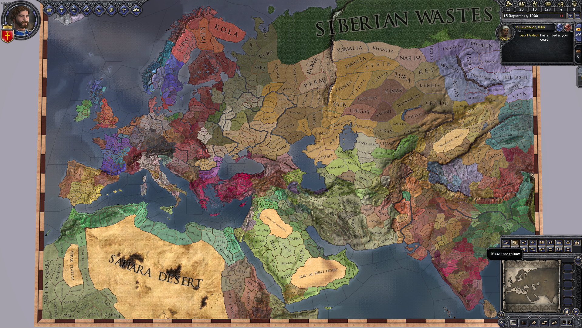 Visual Representation of Gavelkind. You wouldn't want this in your game