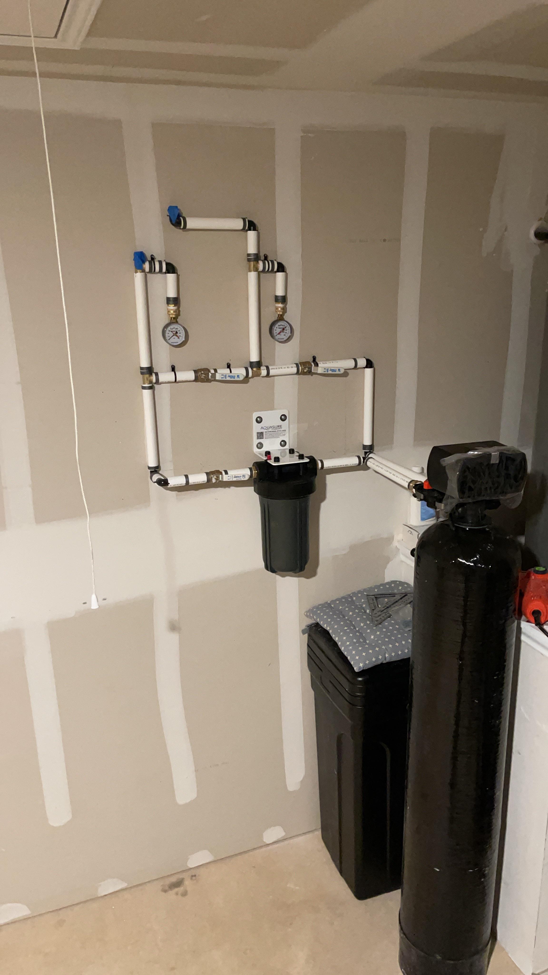 Can someone check my work? Water softener install r/Plumbing