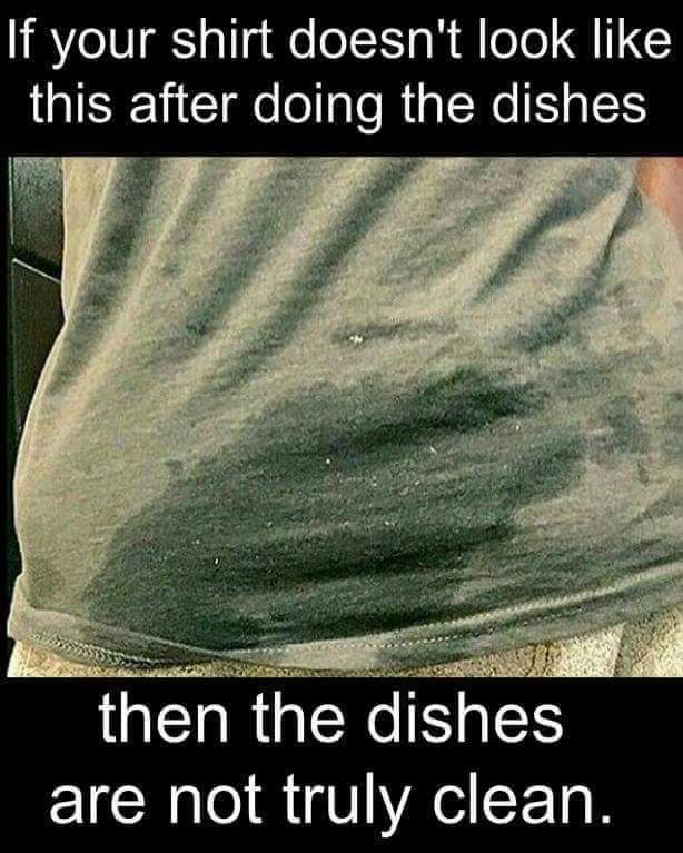 If you're not gross, you're not washing dishes the right way. r/gatekeeping