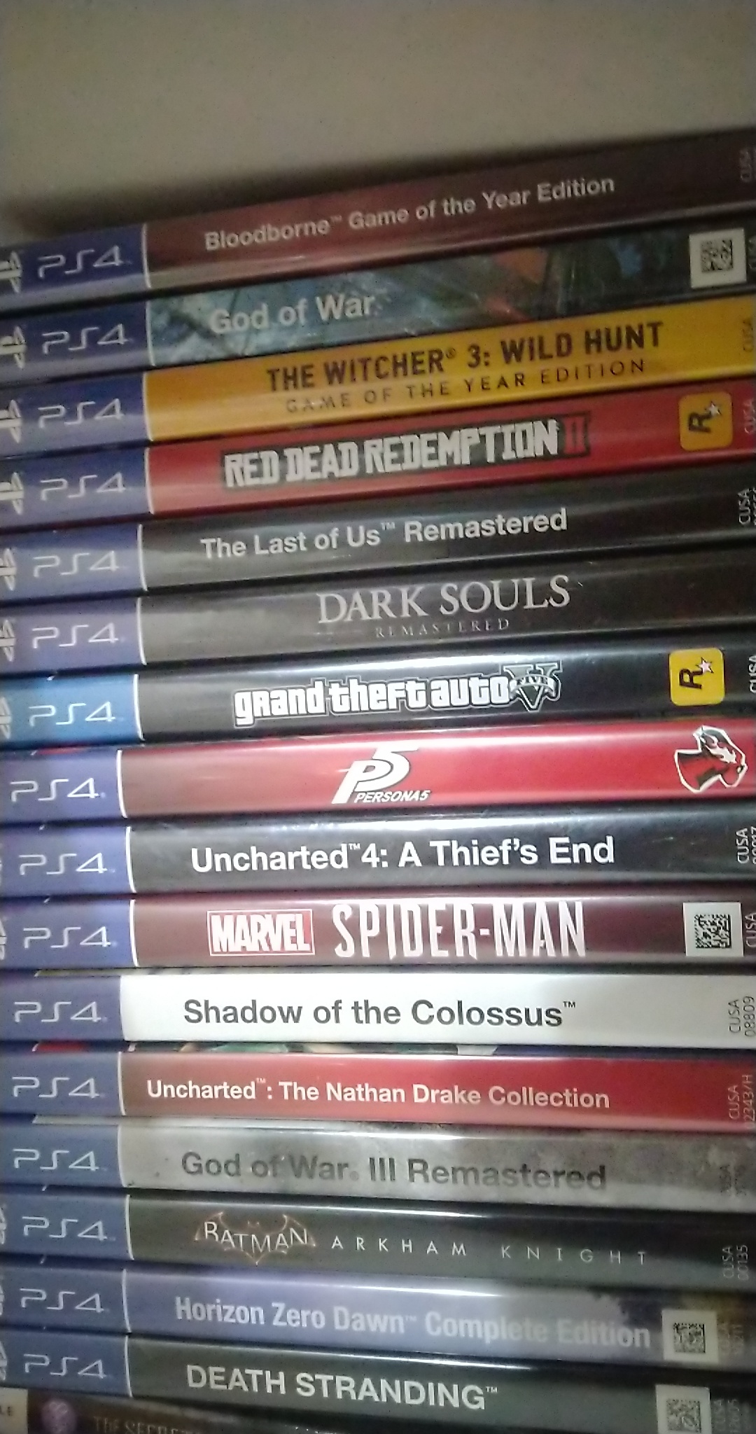 My gaming library is not very big but I ranked my games acc to best