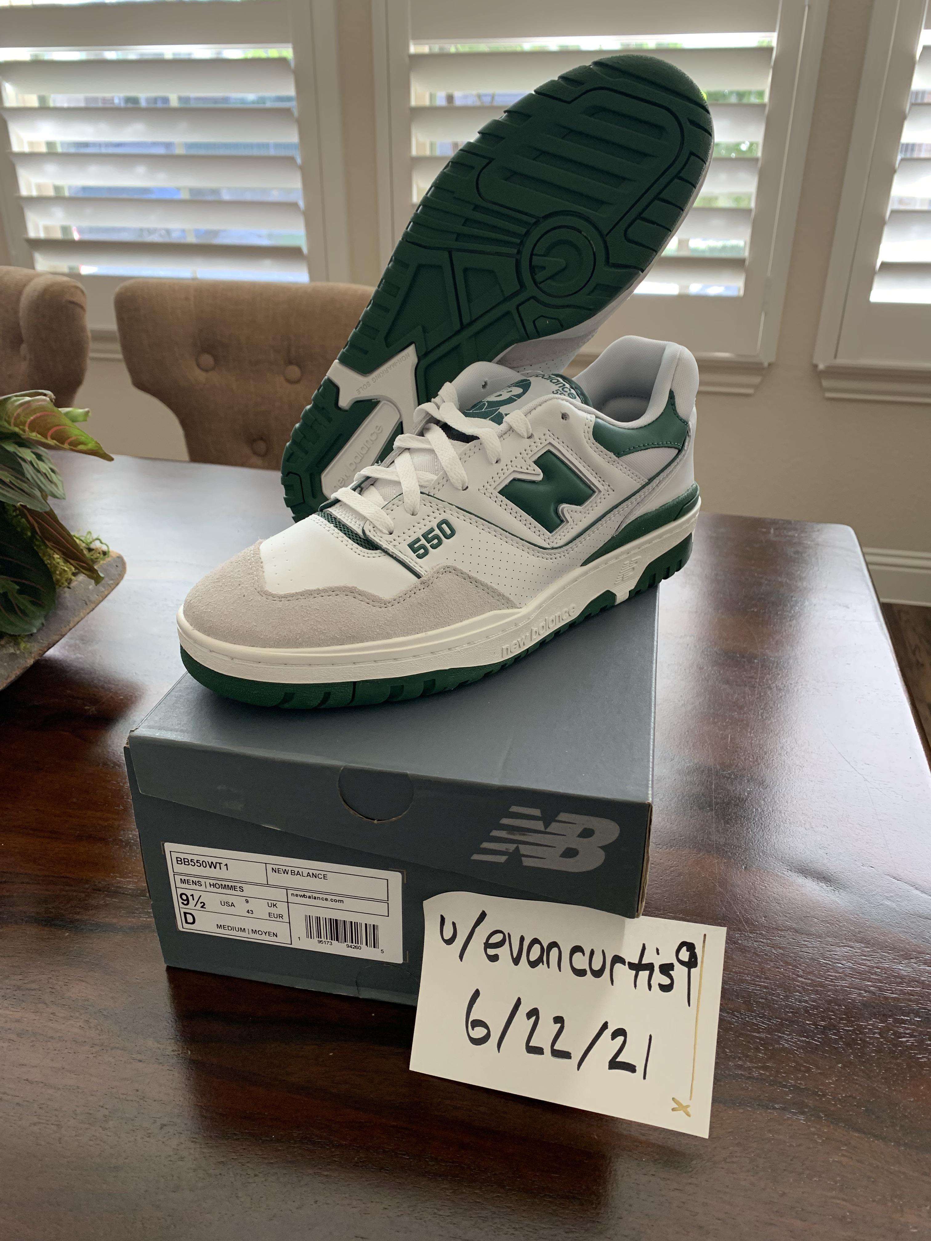 [WTS] New Balance 550 Green Size 9.5 190 shipped r/sneakermarket