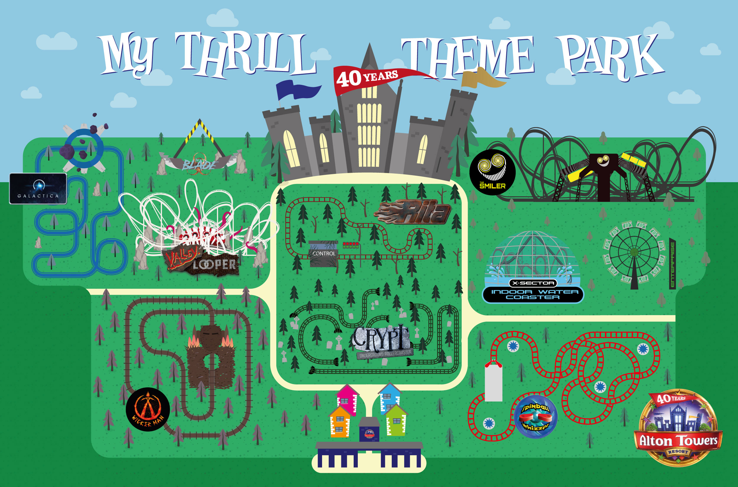 Gangsta Granny ride confined for new David Walliams land. altontowers