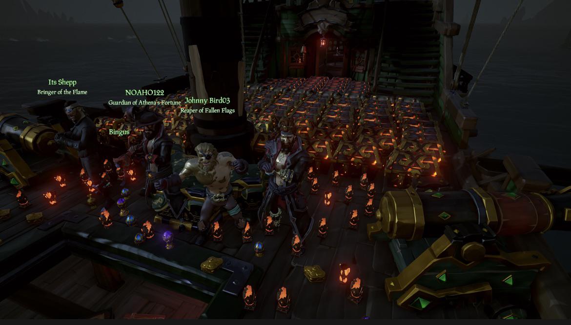 Quick 5 Ashen Vault Stack With The Boys r/Seaofthieves