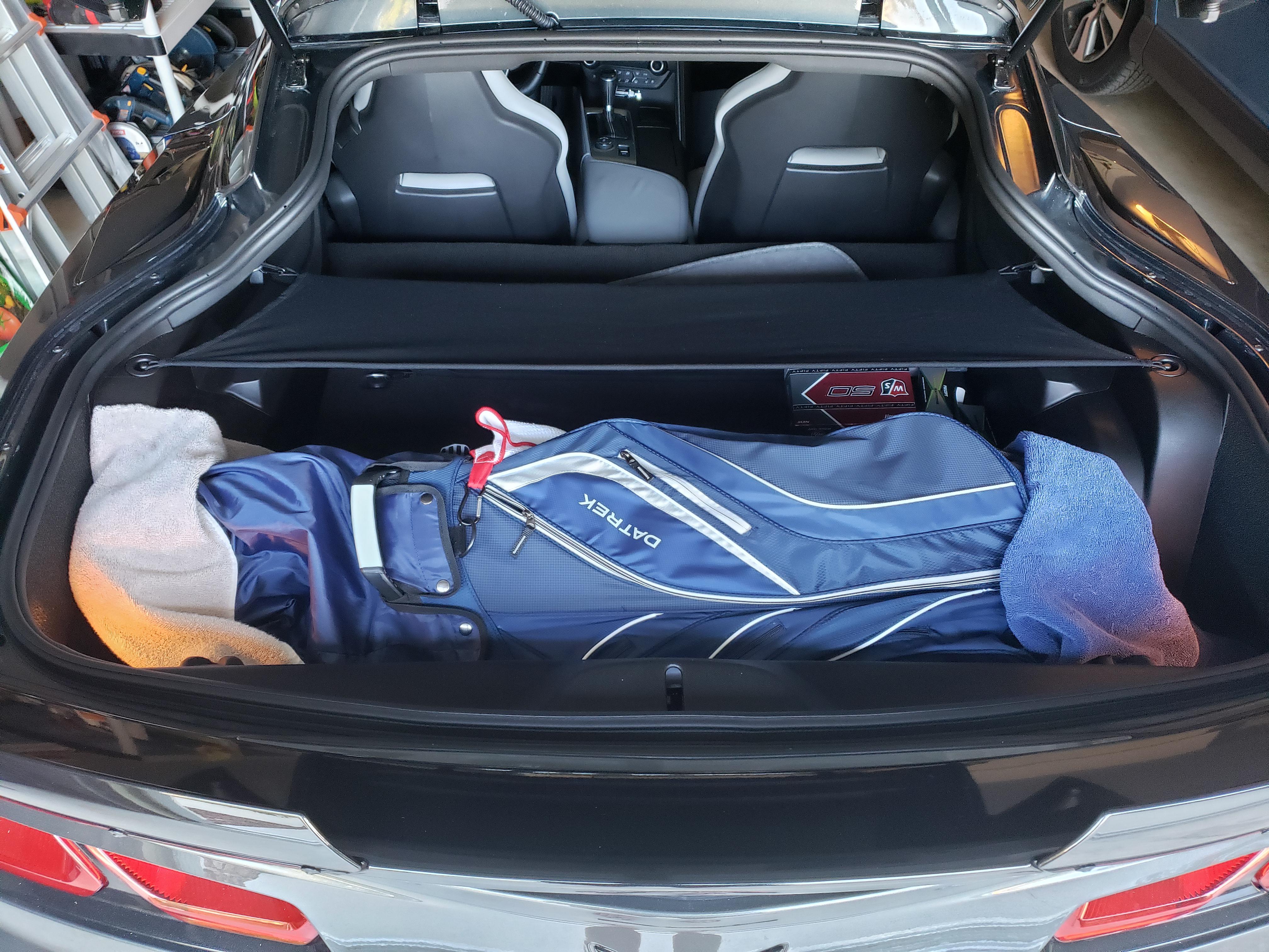 Golf clubs in a C7, perfect fit! r/golf