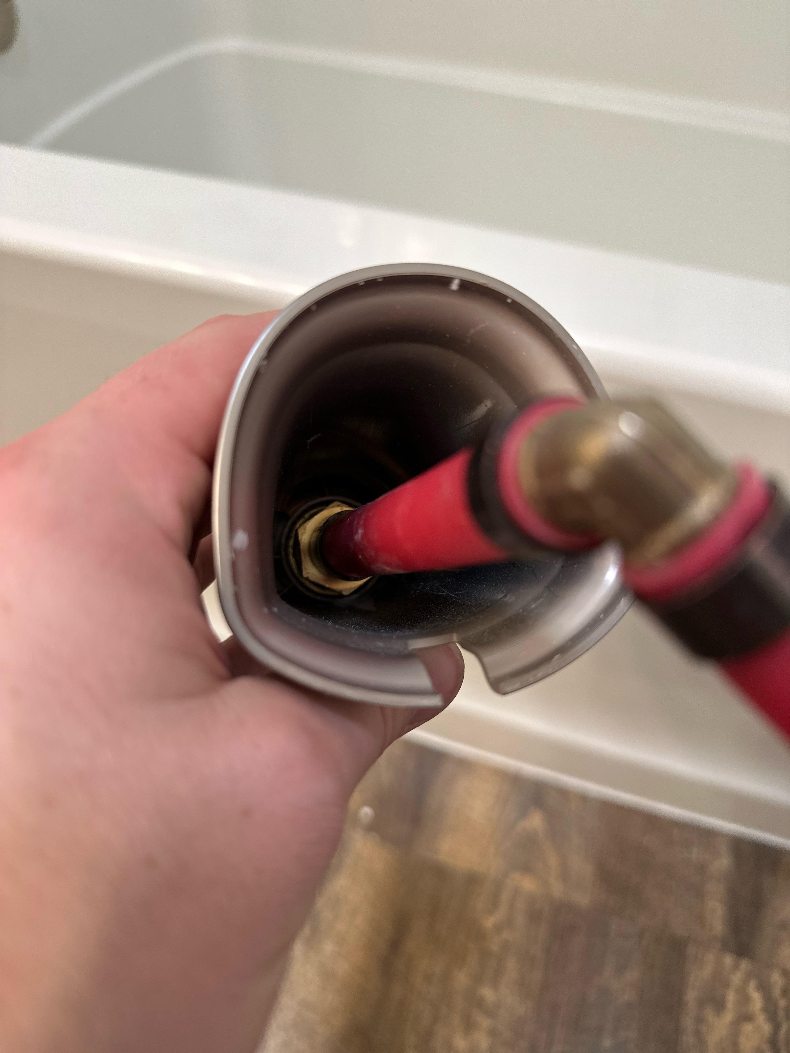 Pex nipple stuck in tub spout r/Plumbing