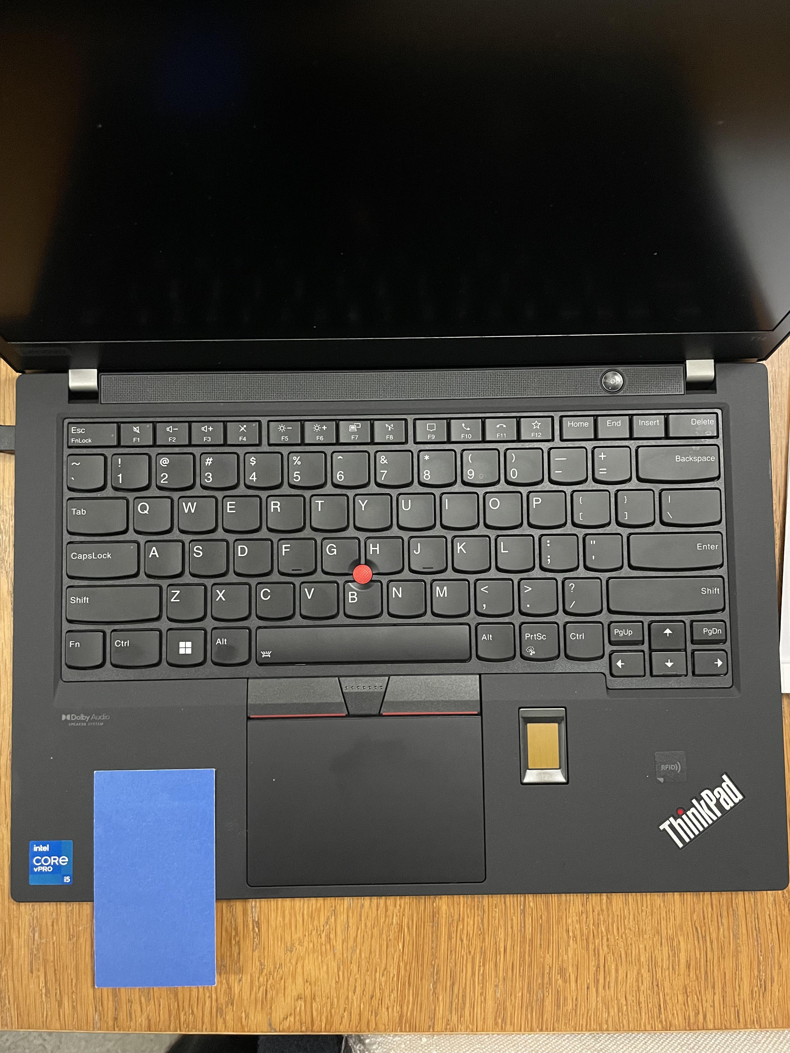 Lenovo T14 Gen2 weird looking fingerprint scanner, is this normal? r