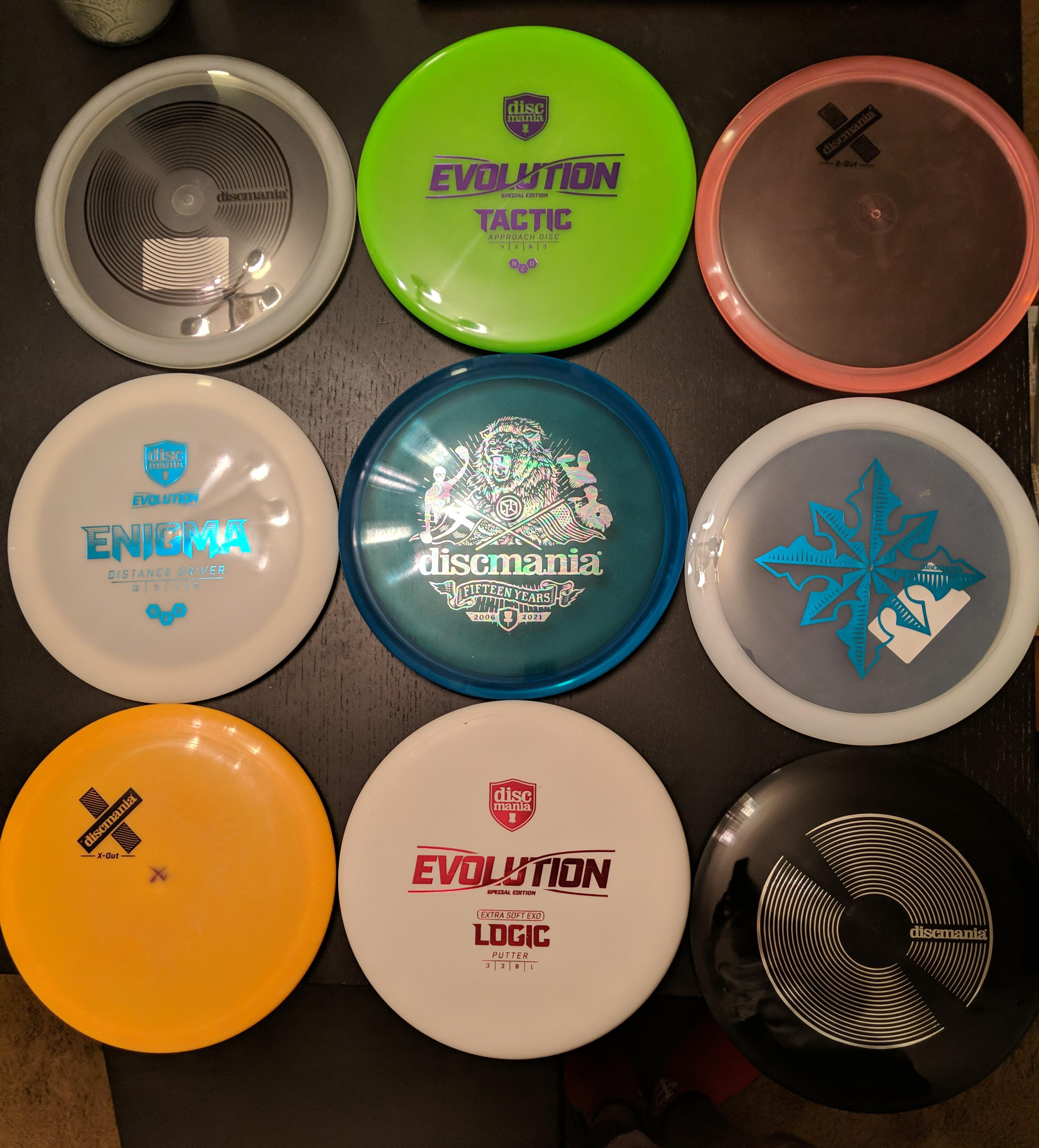 My discmania mystery box haul, how's it look? r/discgolf