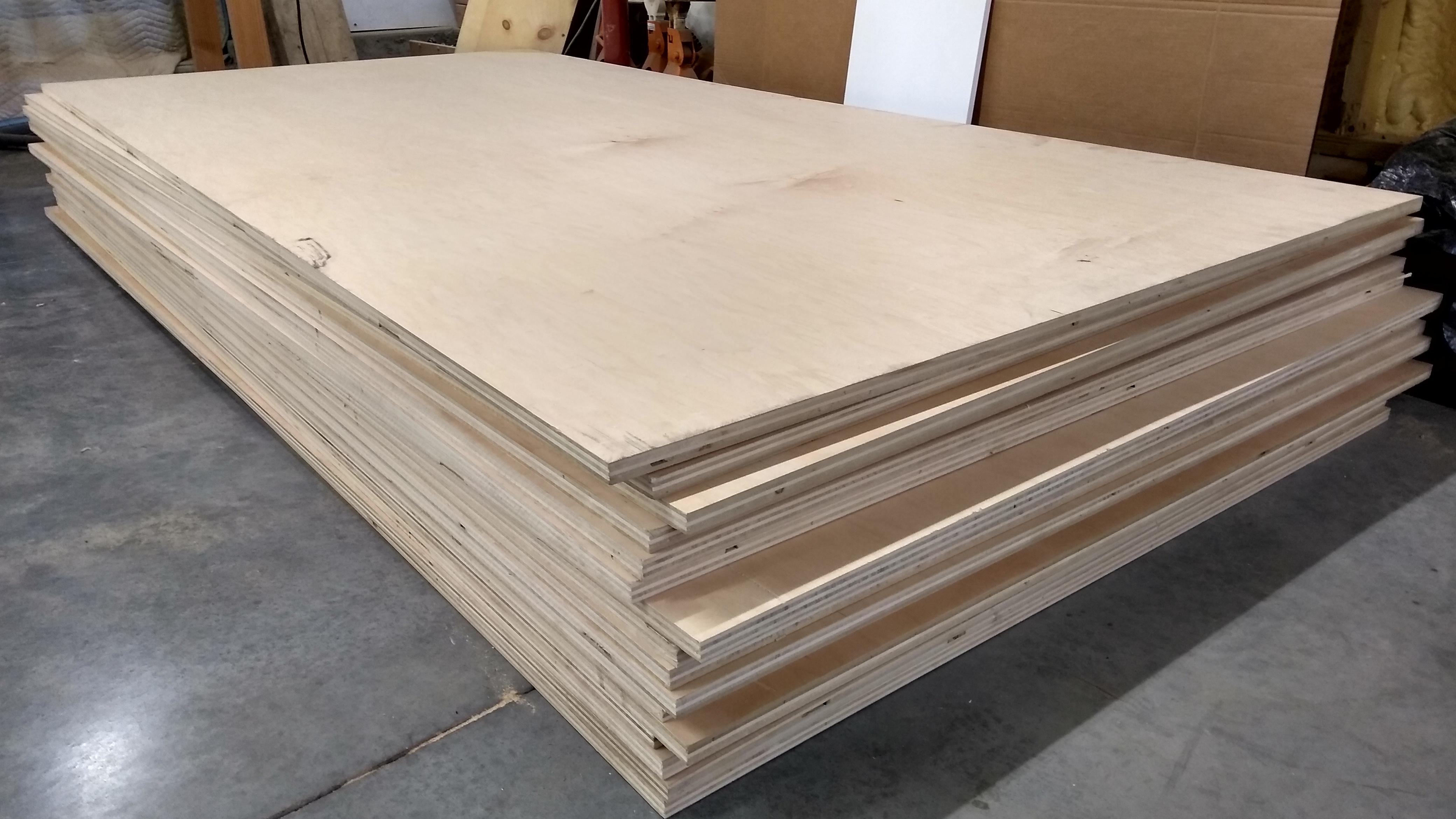 Woodworking Hub 16 sheets of 3/4" maple veneer plywood, for 26 a