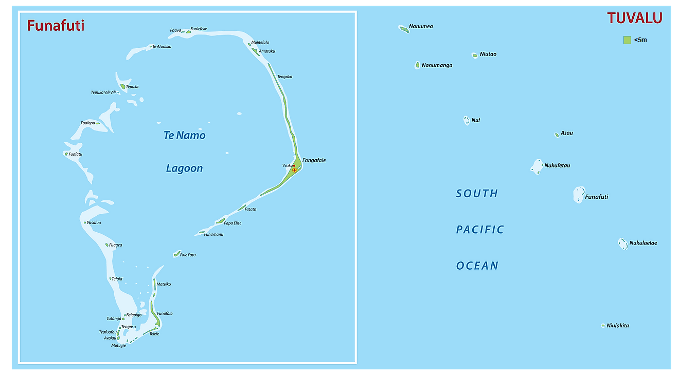 Map of Tuvalu with elevation r/mapporncirclejerk