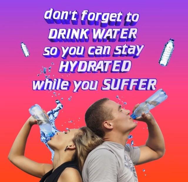 Stay hydrated during practice folks marchingband