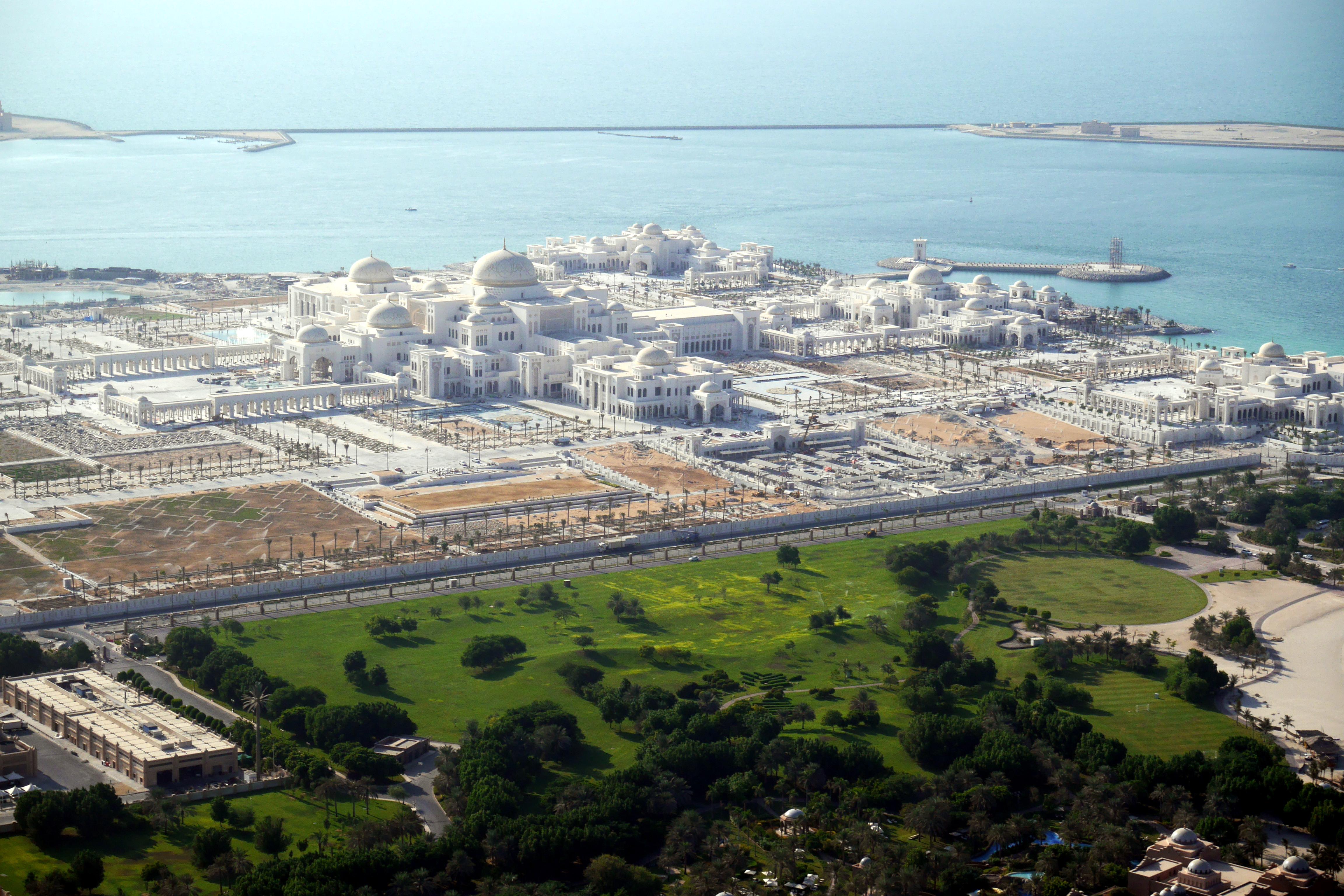 UAE Presidential Palace in Abu Dhabi Building Gallery