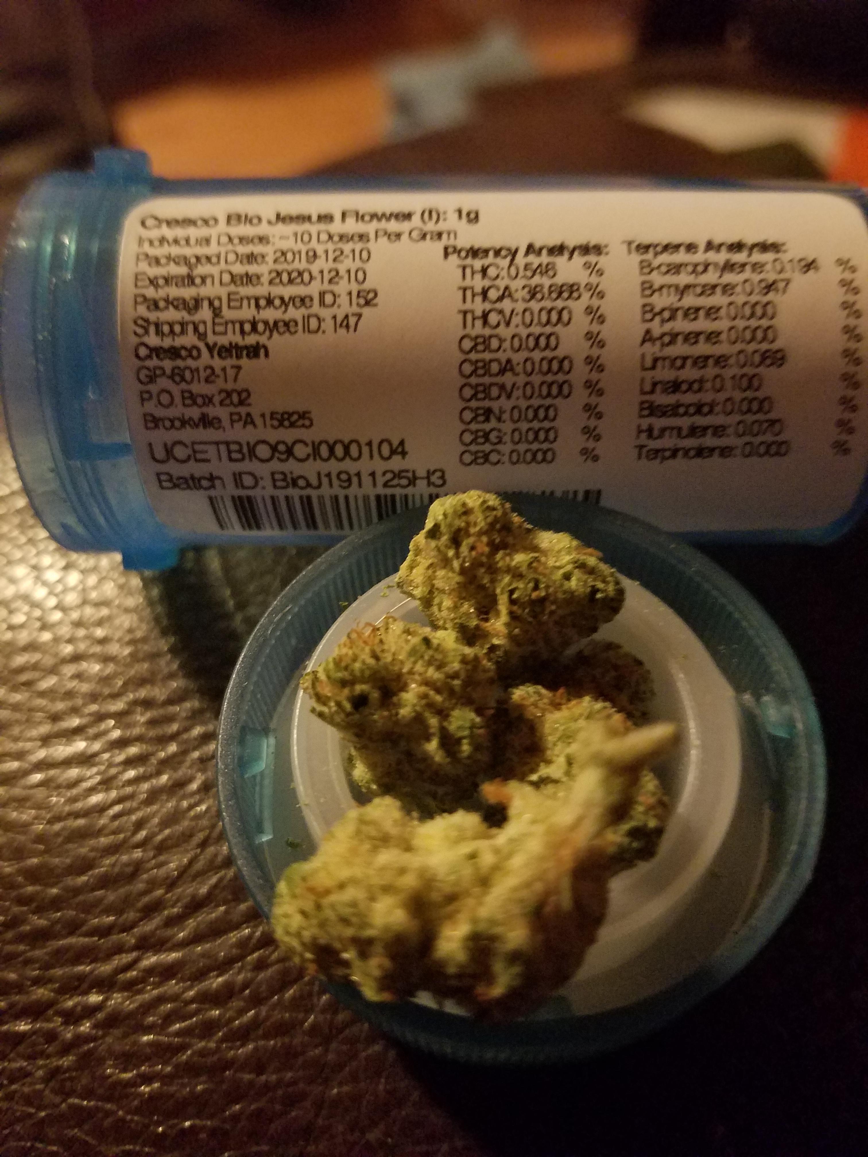 Cresco Bio Jesus over 36 thca r/PaMedicalMarijuana