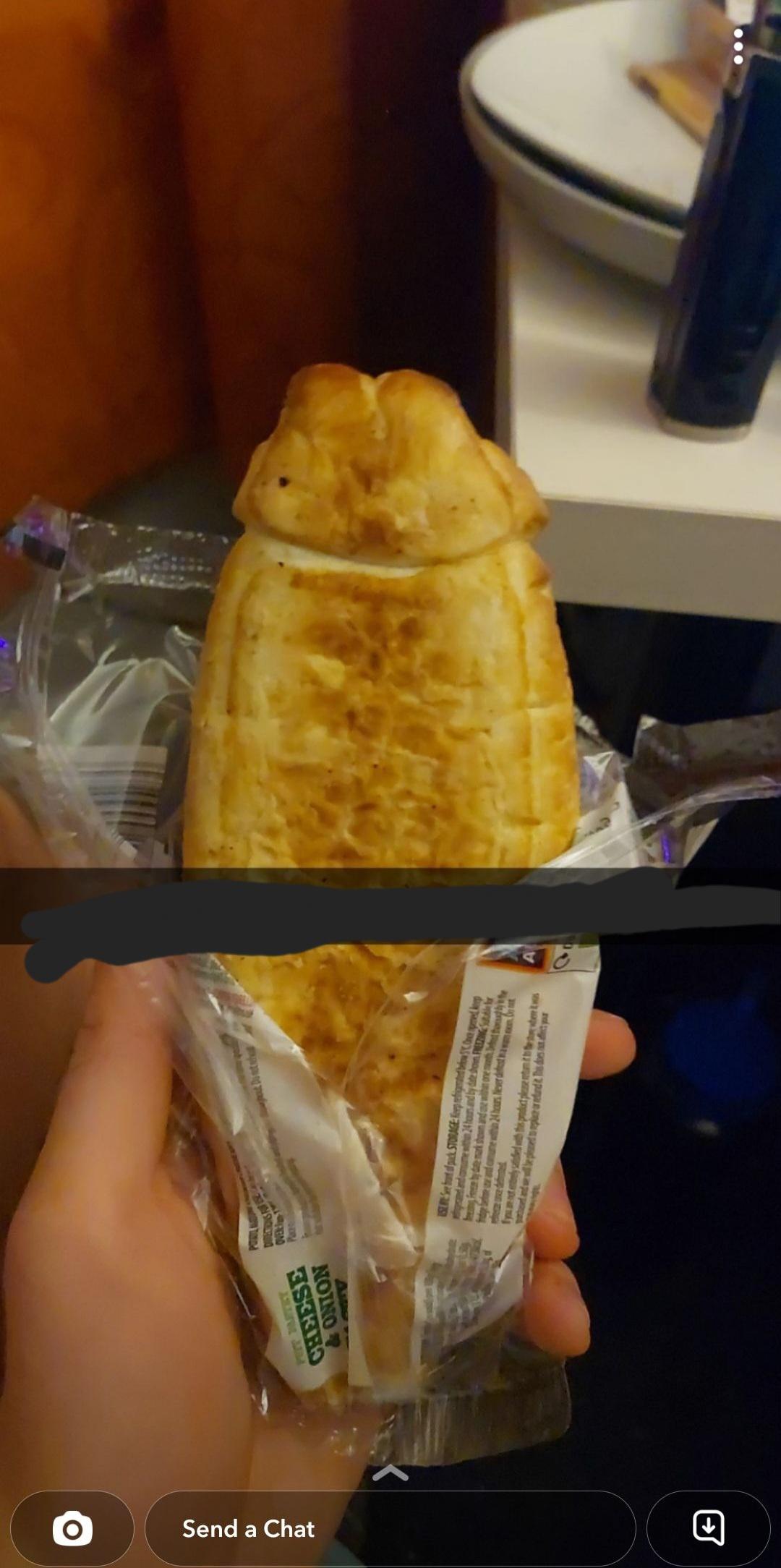 cheese and onion pasty from Aldi... r/CasualUK