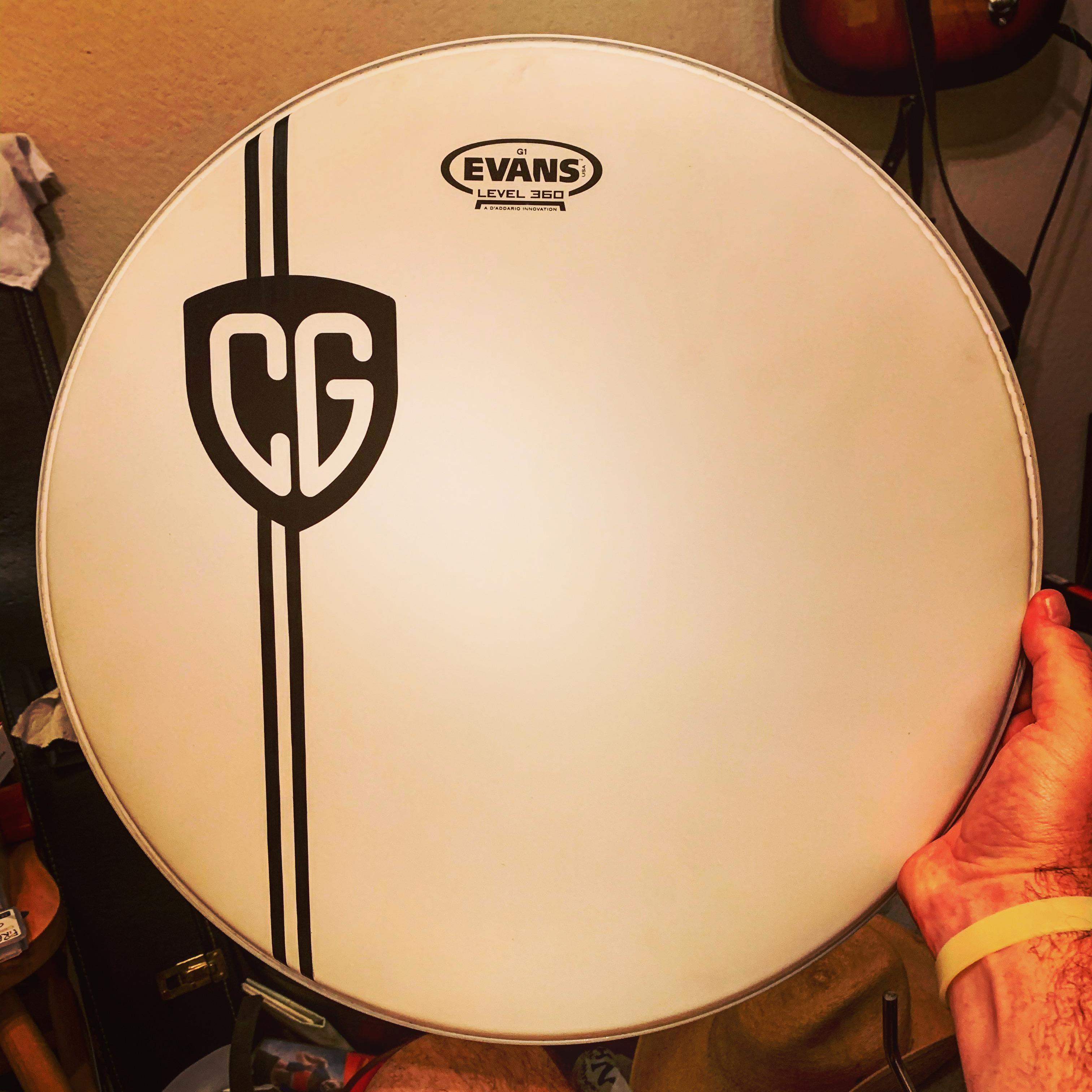 Always wanted one of these Custom reso head for floor tom convert bass