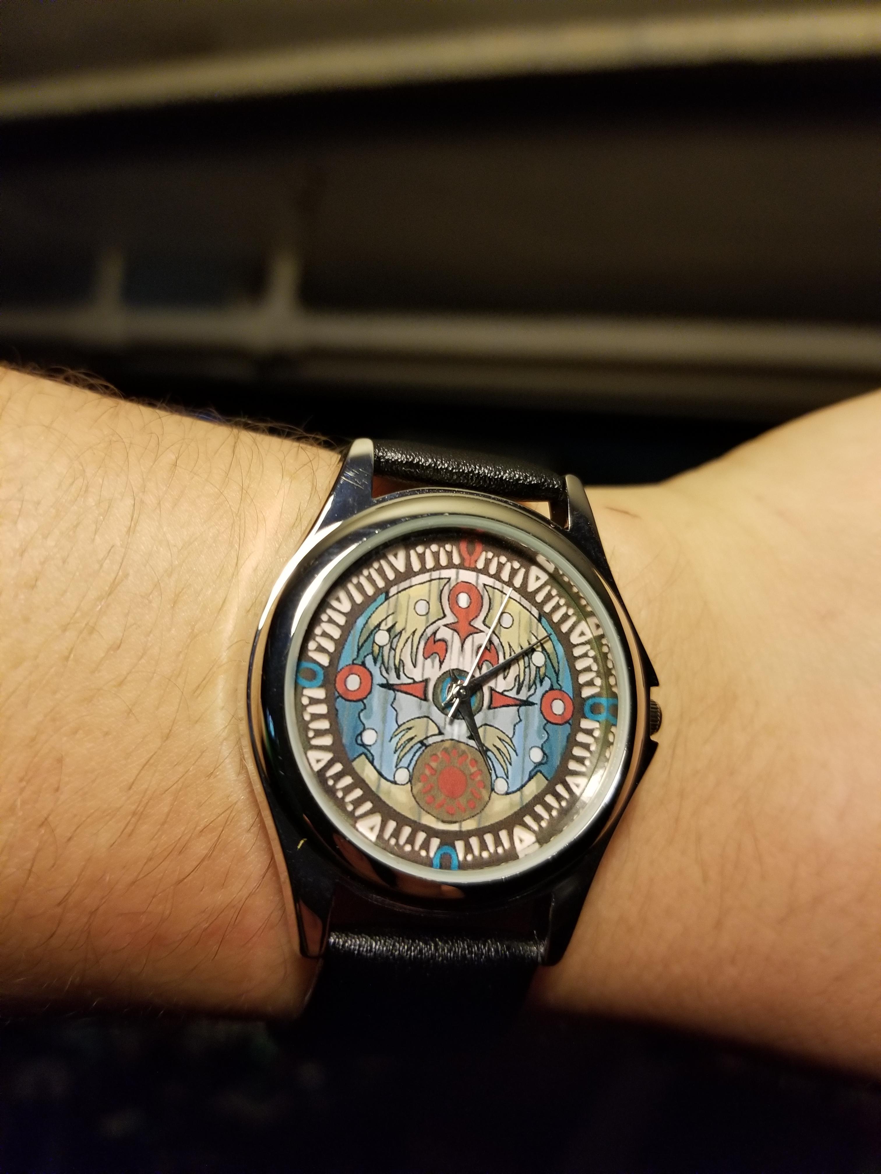 Check out this majora's mask clock tower watch that I found! r/zelda