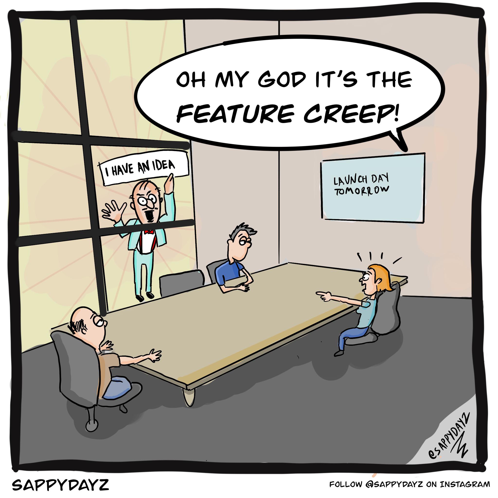 The Feature Creep r/ProgrammerHumor