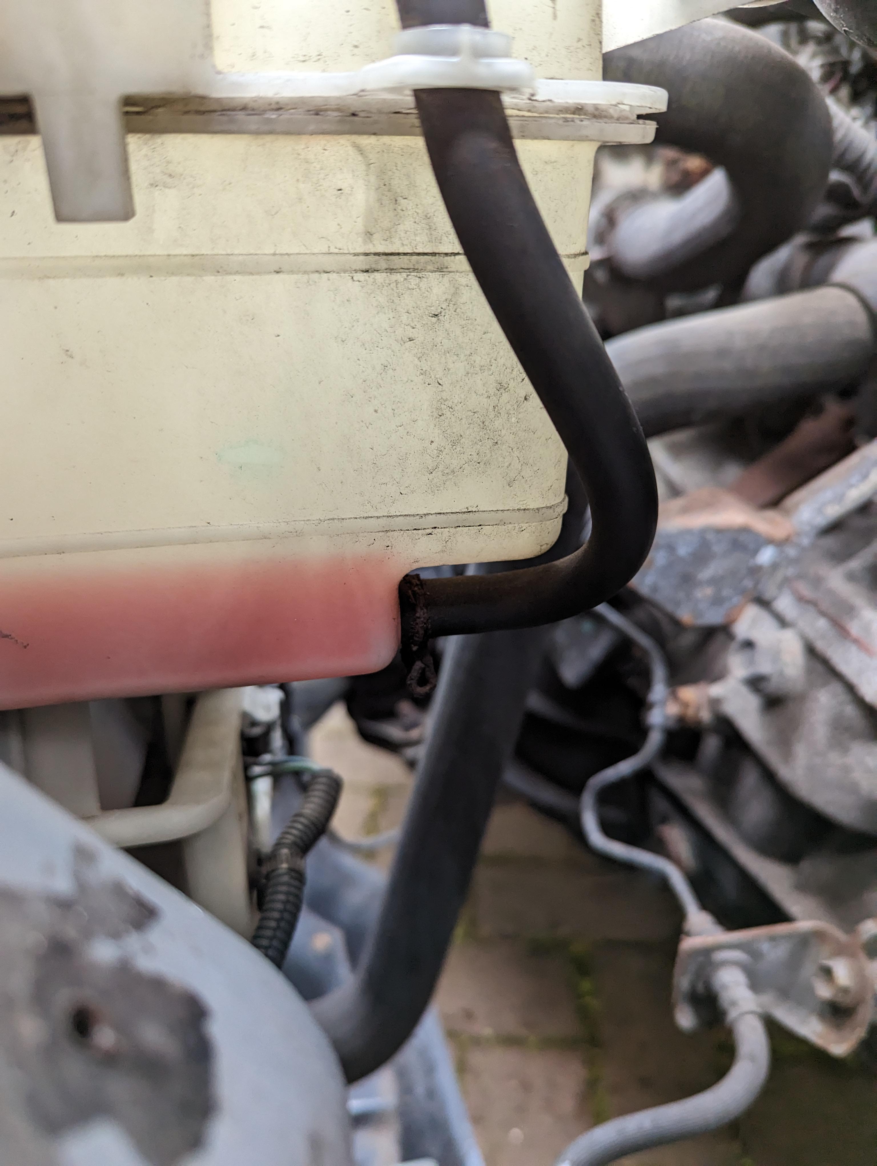 Engine coolant level is dropping very slowly but steadily. Yaris 2007