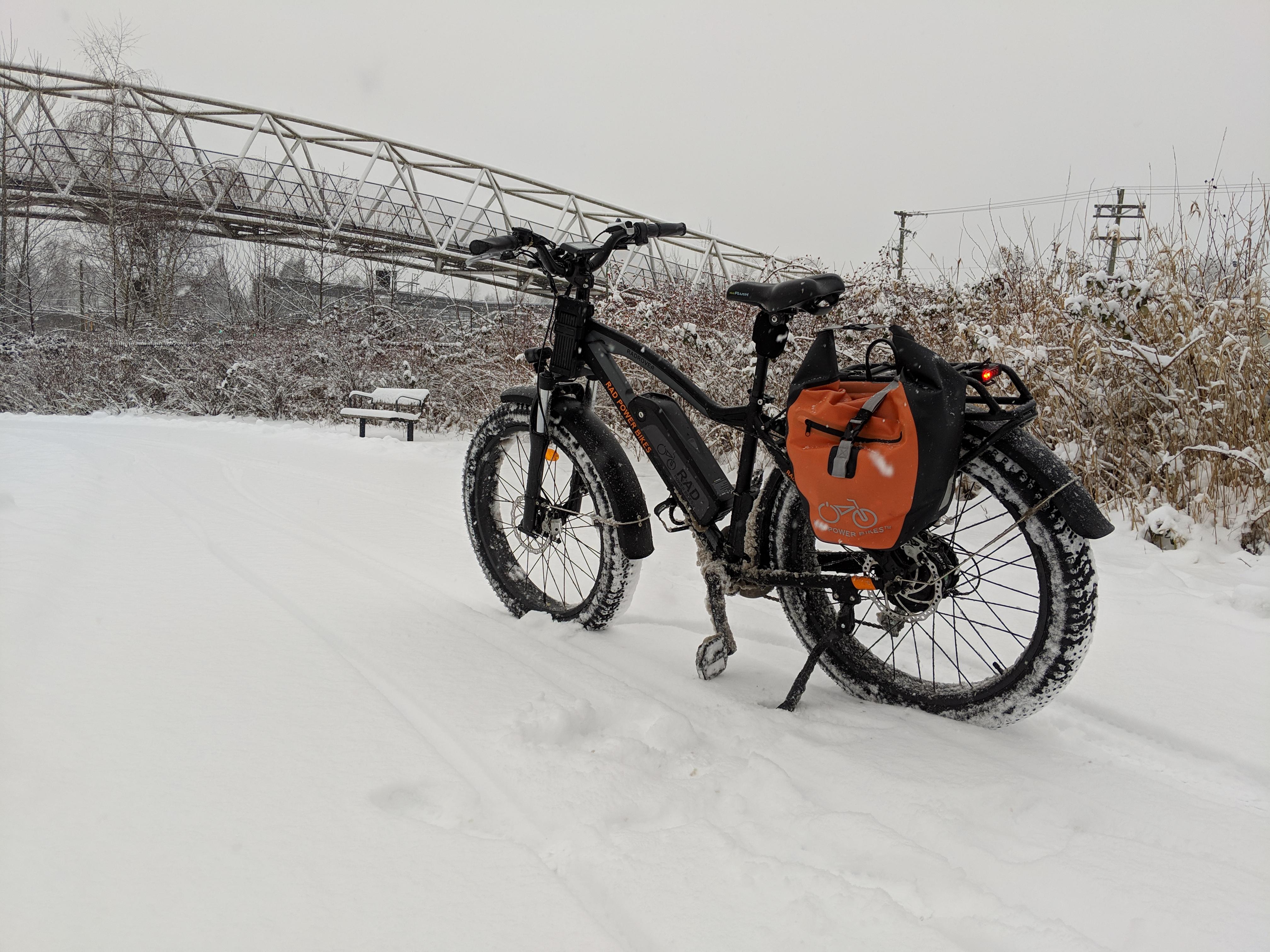 Ebike snow commuting 4tw