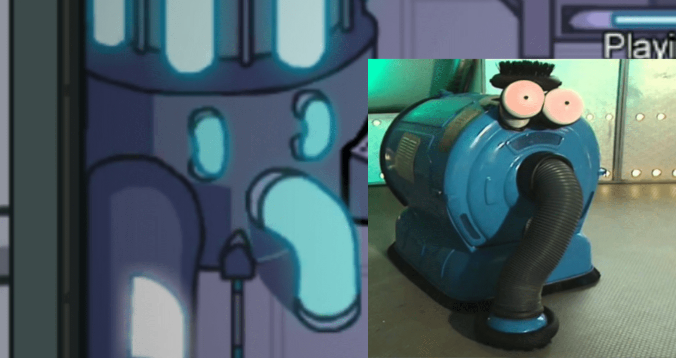 Easter egg The vacuum cleaner from Teletubbies. in among us r/AmongUs