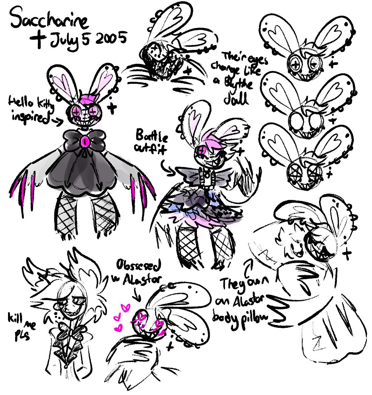 My hazbin hotel oc, Saccharine [OC] r/HazbinHotel