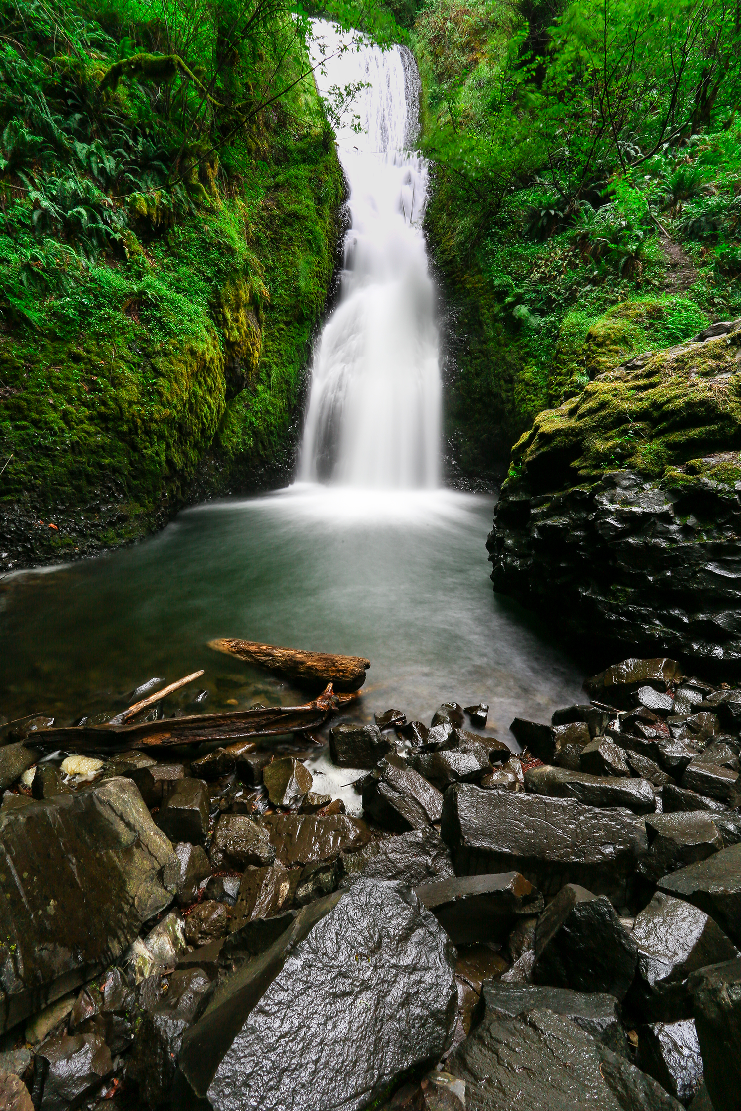Bridal Veil Falls, Oregon [OC] [1500x2250] r/EarthPorn