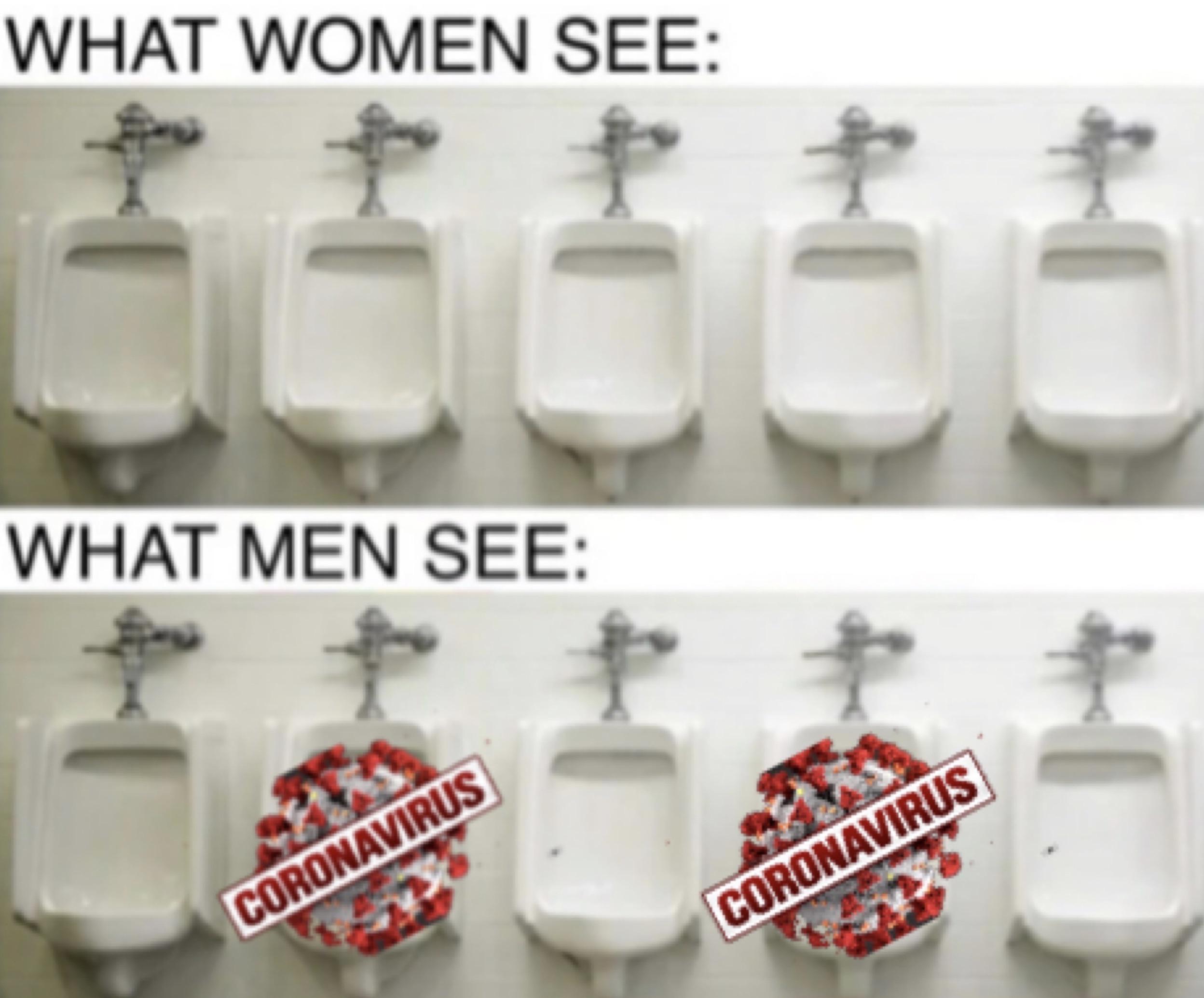 Urinal Distancing should always be followed r/memes