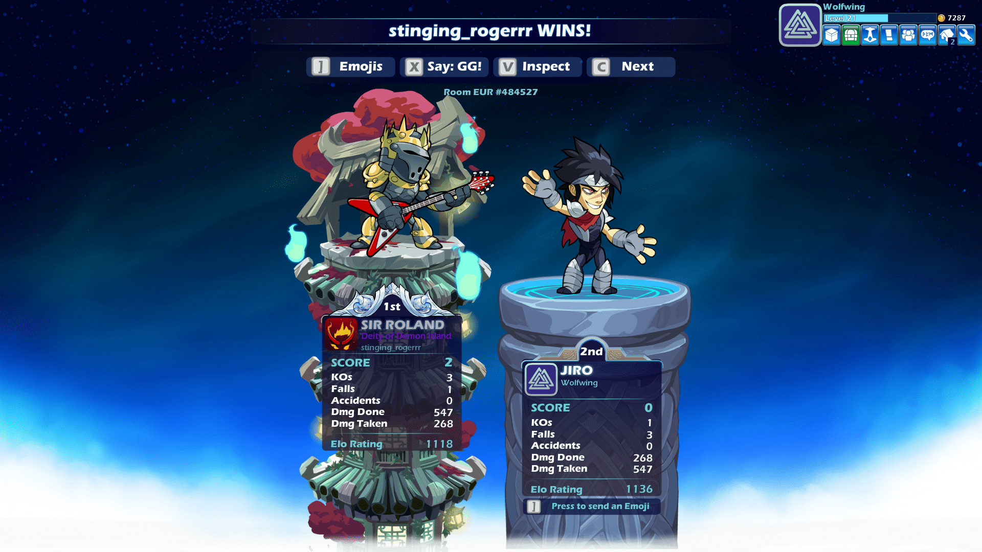 Just starting playing and had to face a diamond player, which i think