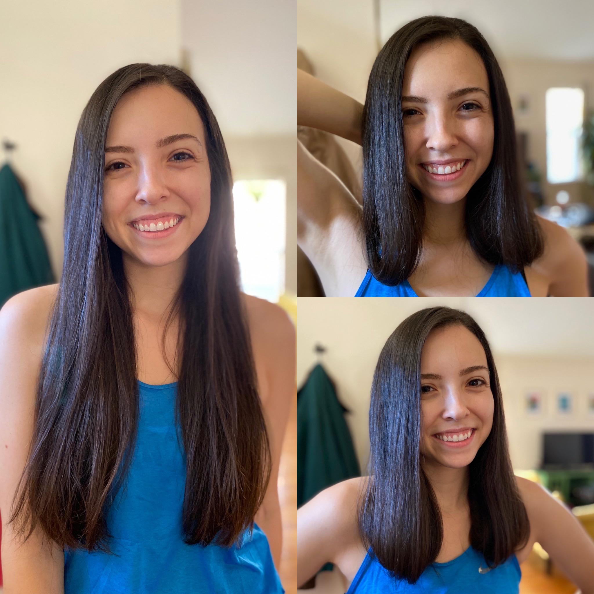My hair is so long and boring ( thoughts on the lengths on the right