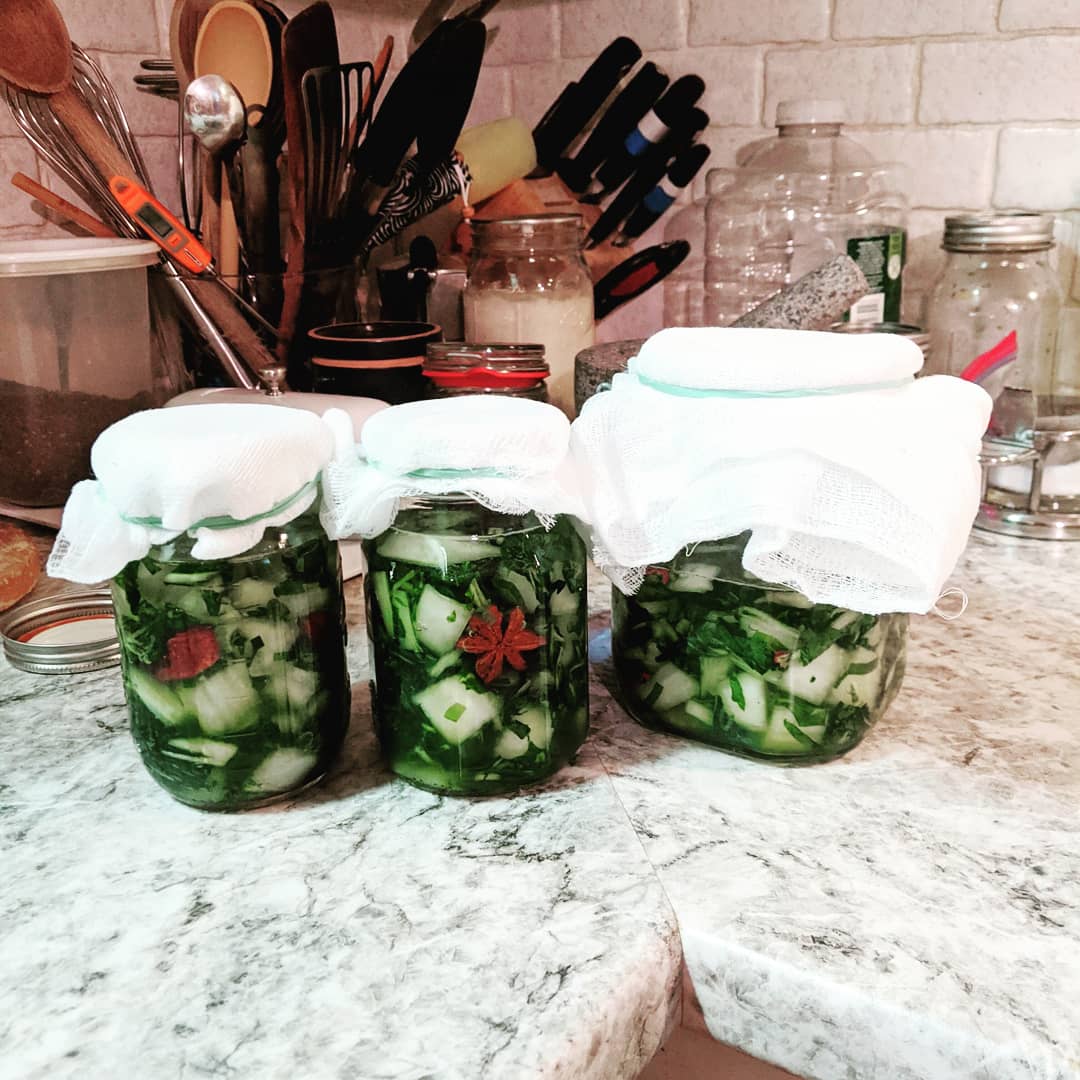 Pao Cai (fermented Chinese pickled bok choy minus daikon radish) r