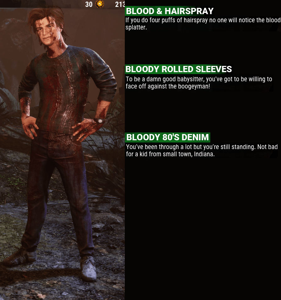 Prestige 3 Steve Harrington with descriptions r/deadbydaylight