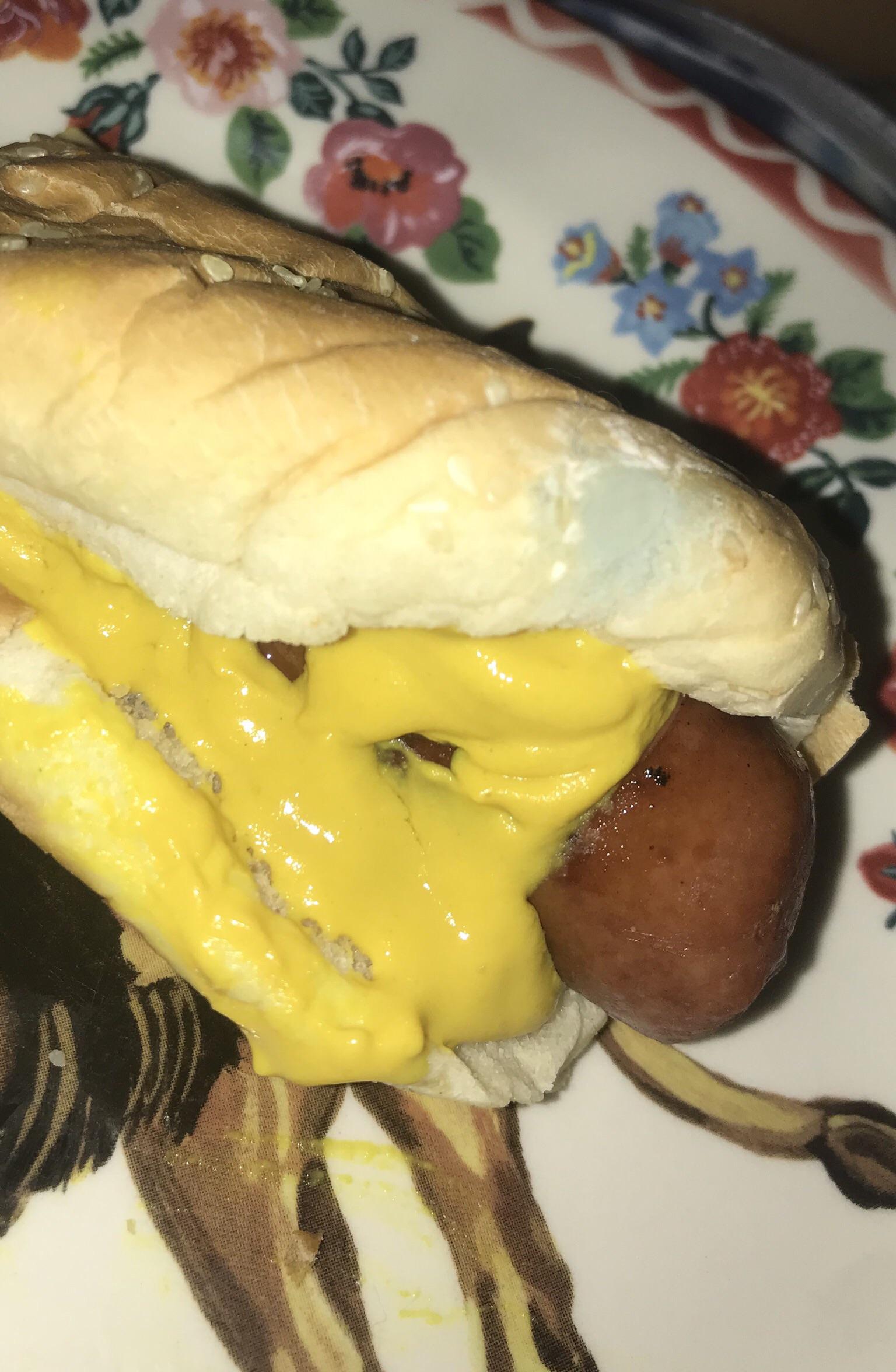 Ignore the ungodly amount of mustard but i ate 1 and a