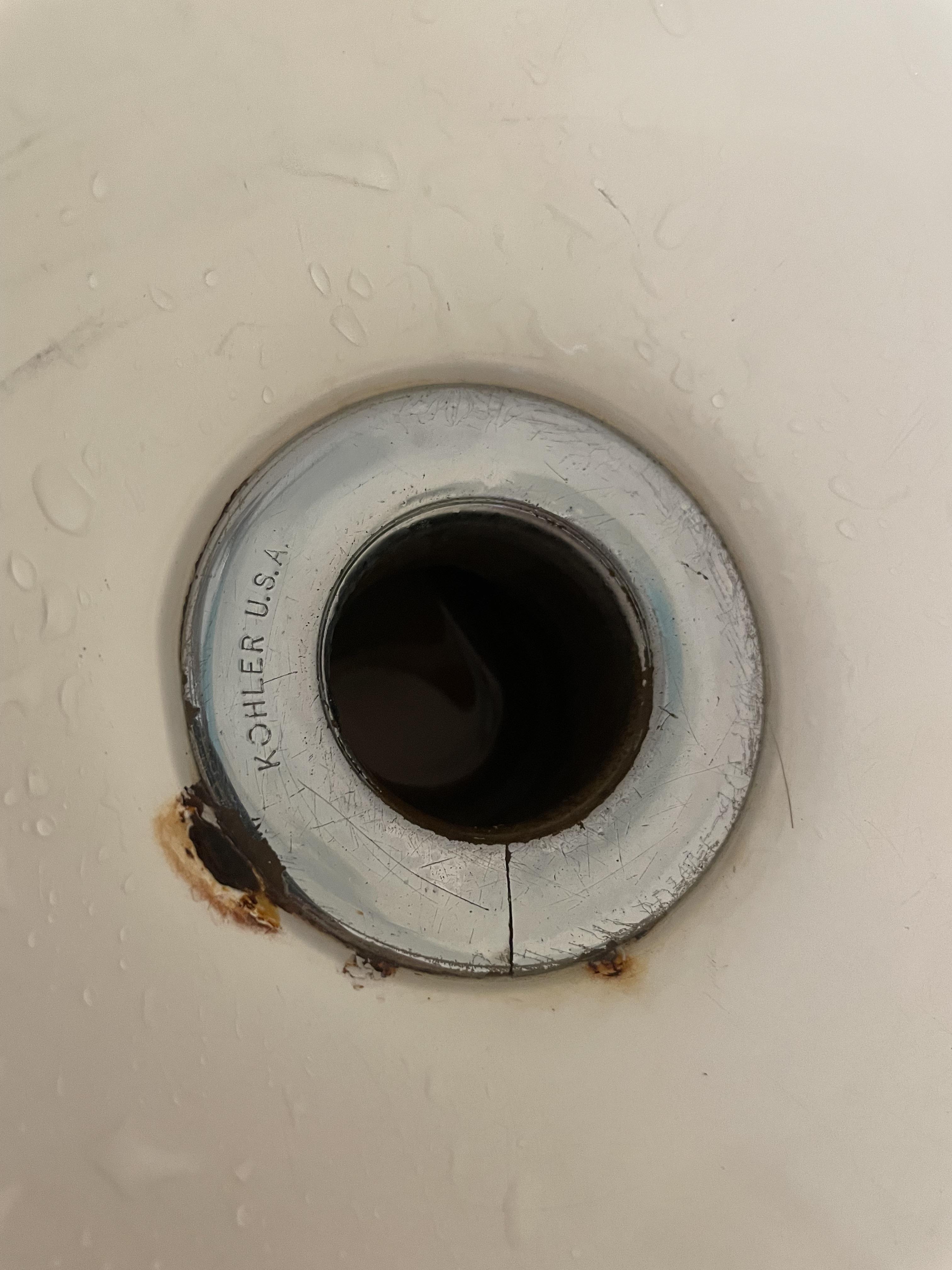 How do you repair rust on tub around drain? r/Plumbing