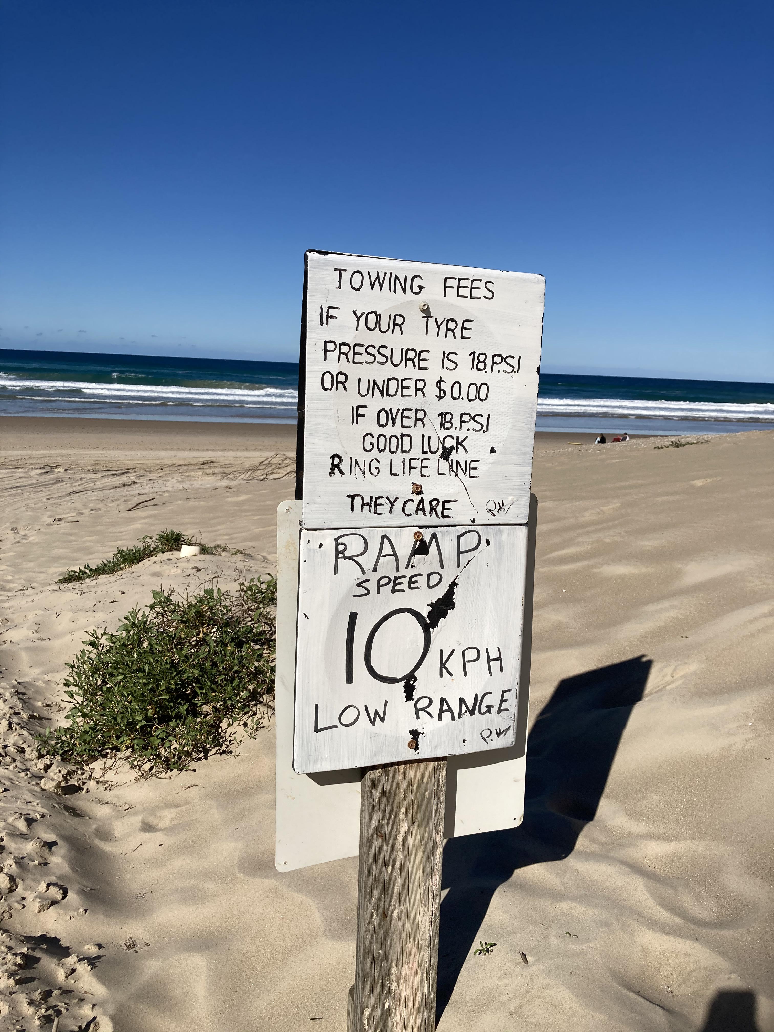 Manning Point NSW beach towing fees r/straya