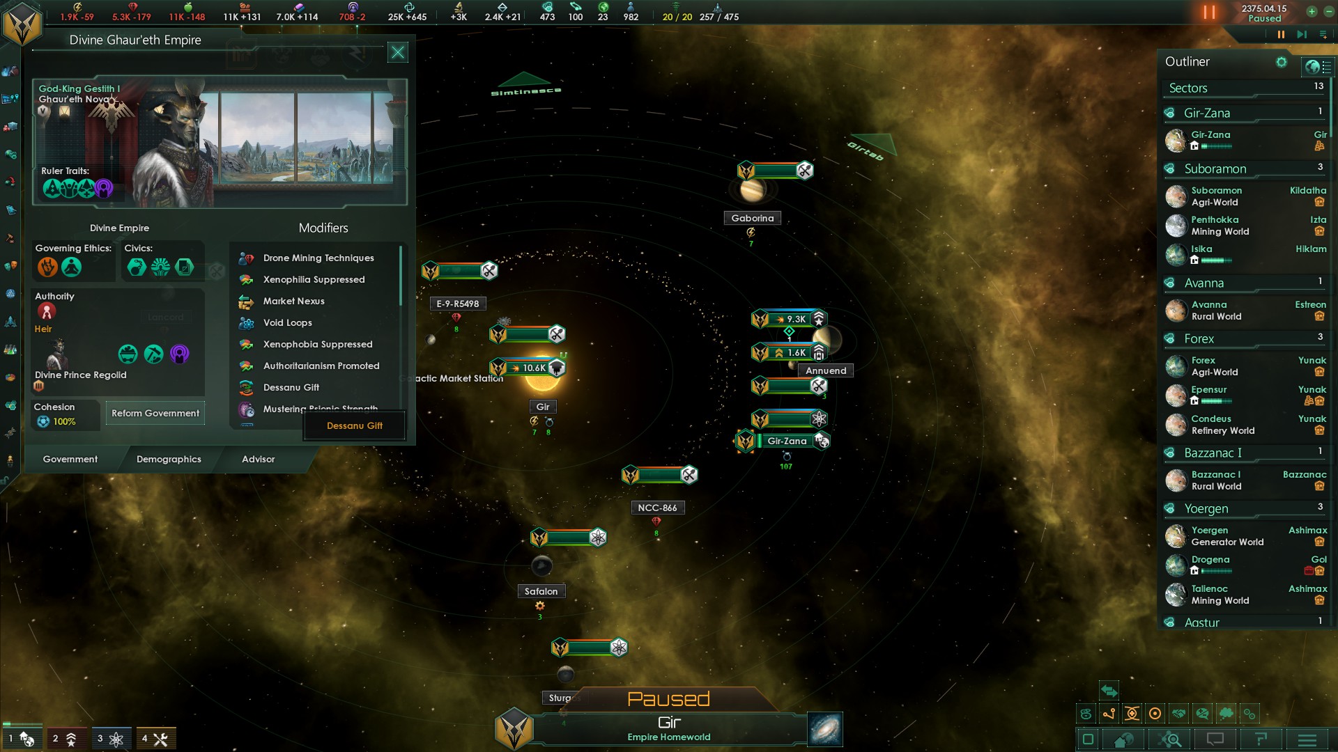 Stellaris on the origin of nanites