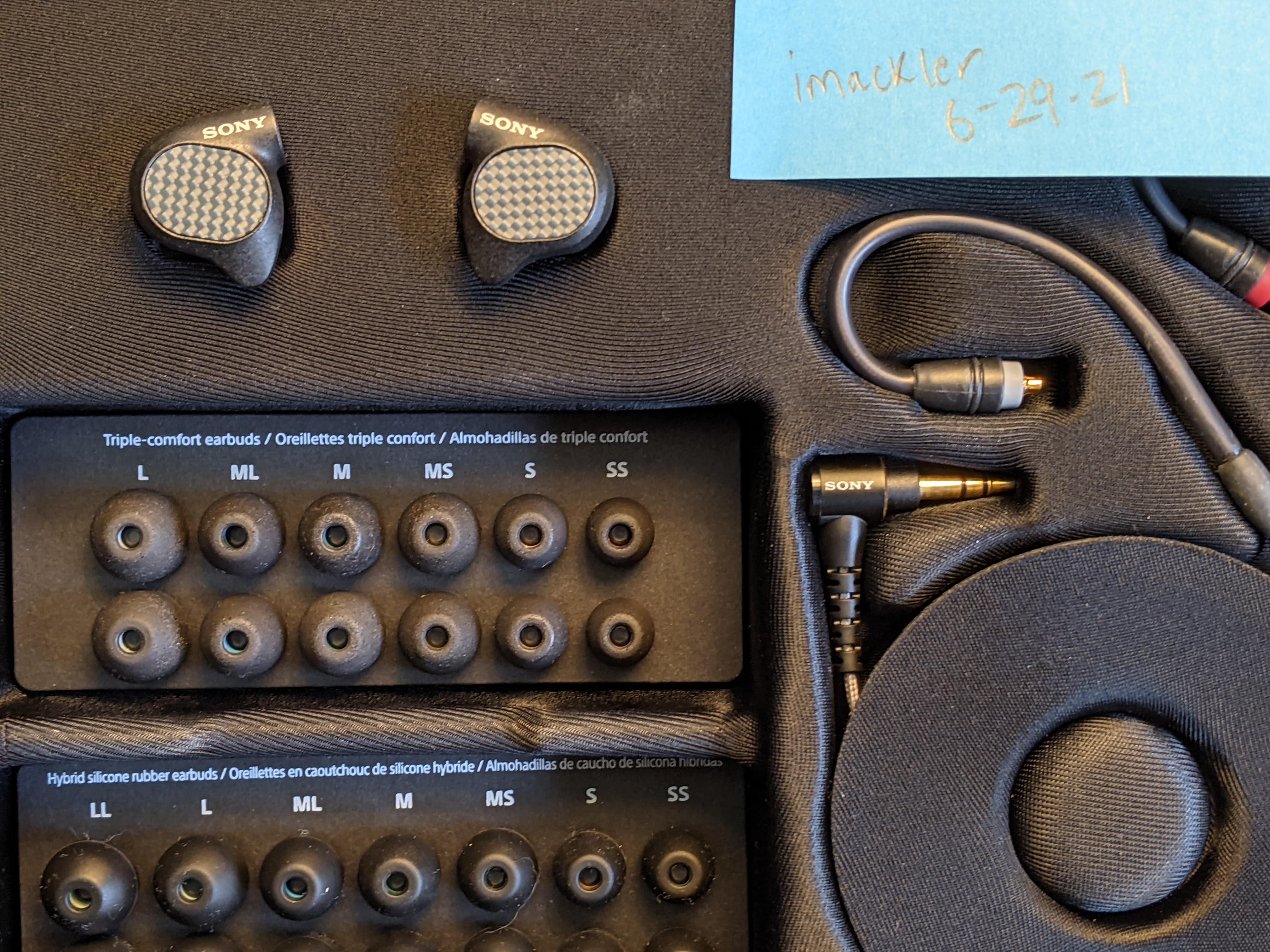 [WTS] [USACA] [H] SONY IERM9 IER M9 [W] PAYPAL, LOCAL CASH r/AVexchange