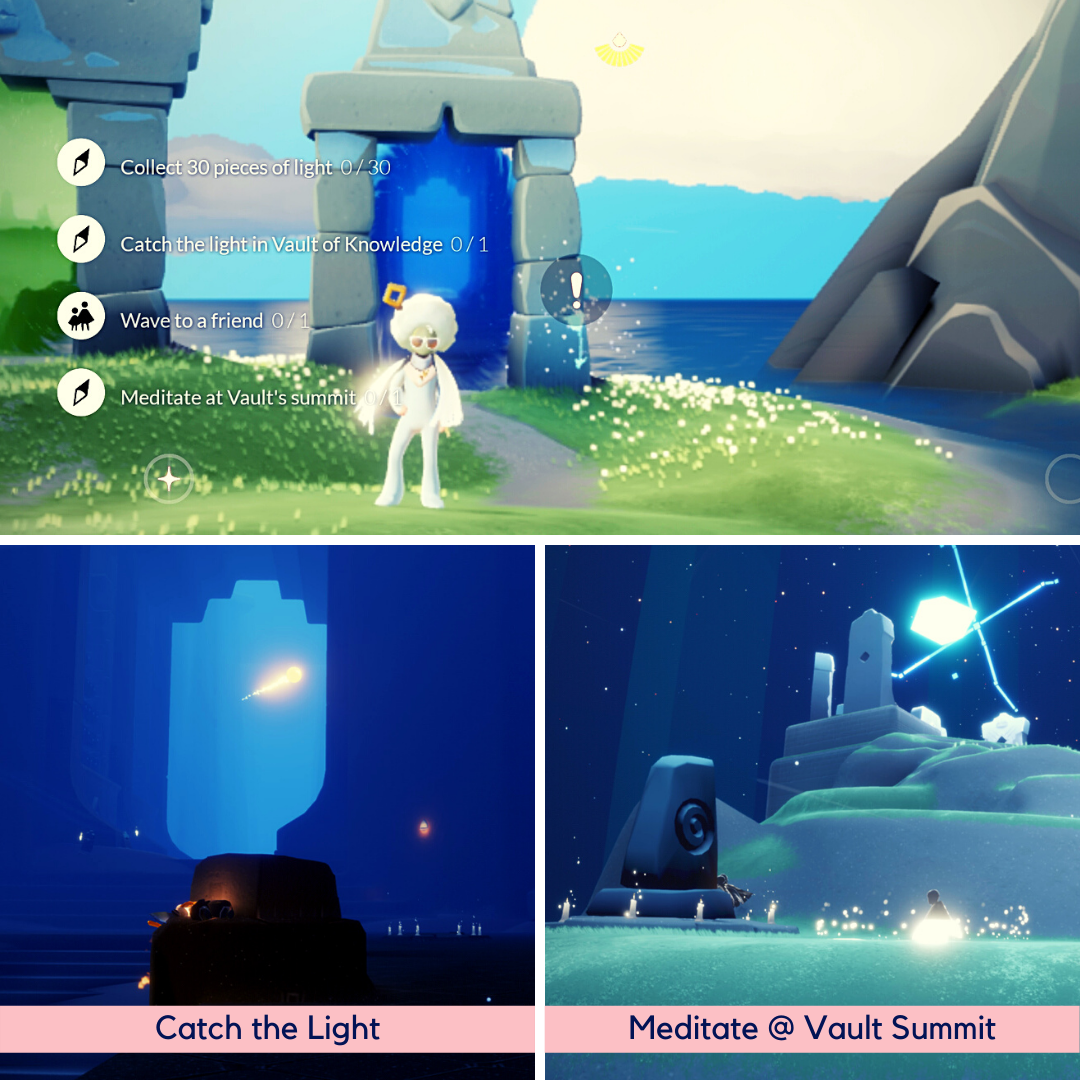 10th Sep Daily Quests (Vault of Knowledge) 💎 Catch the Light First