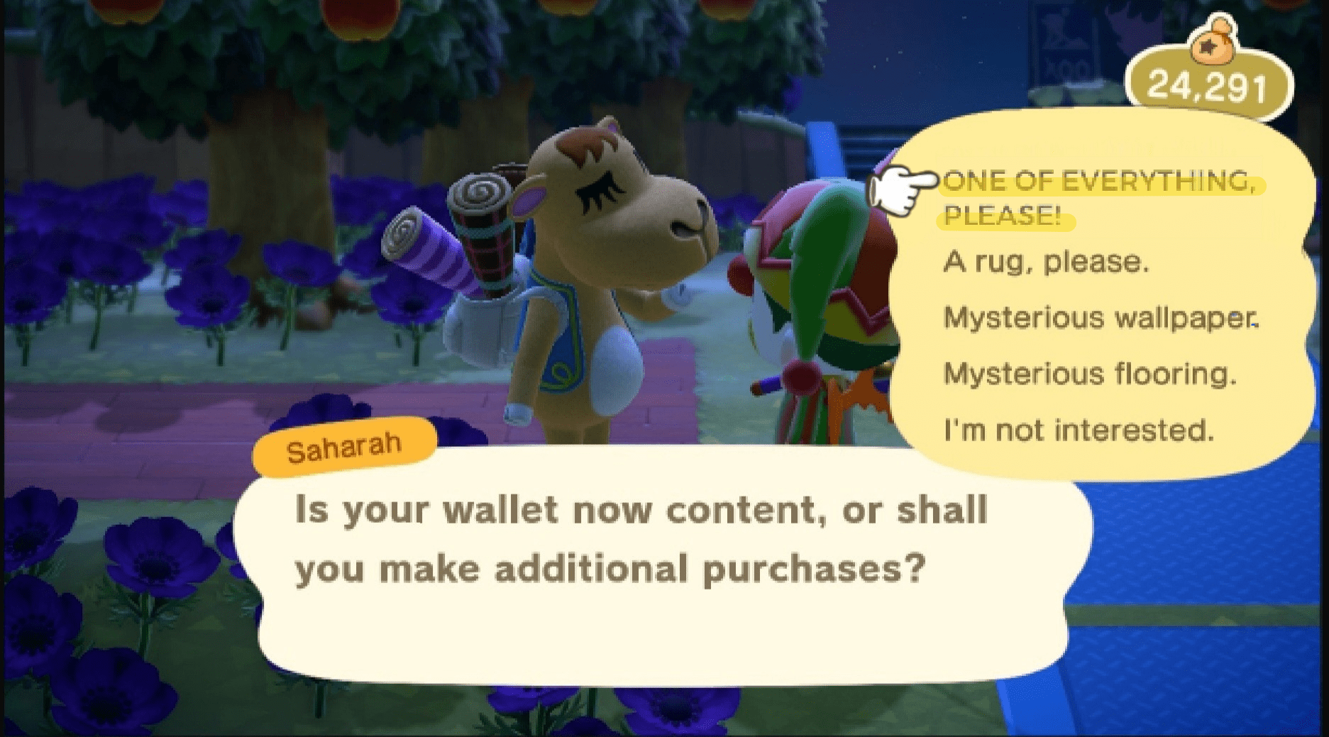 If only this was an option... r/AnimalCrossing