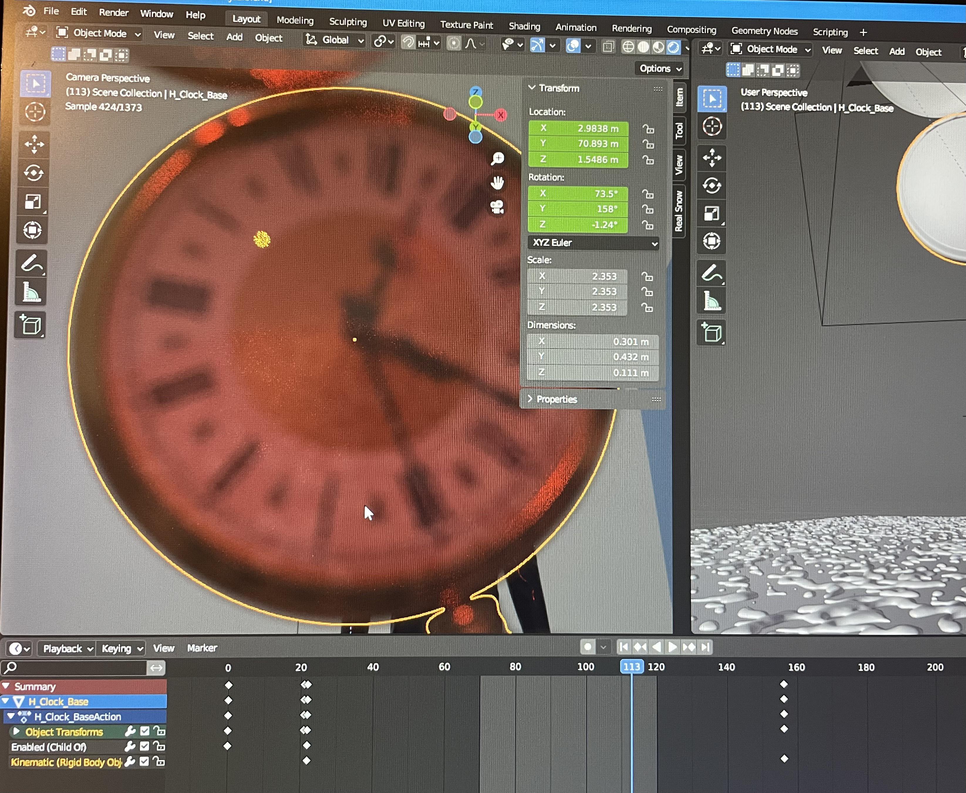 Please healp😭 Why is my object blurry? r/blender
