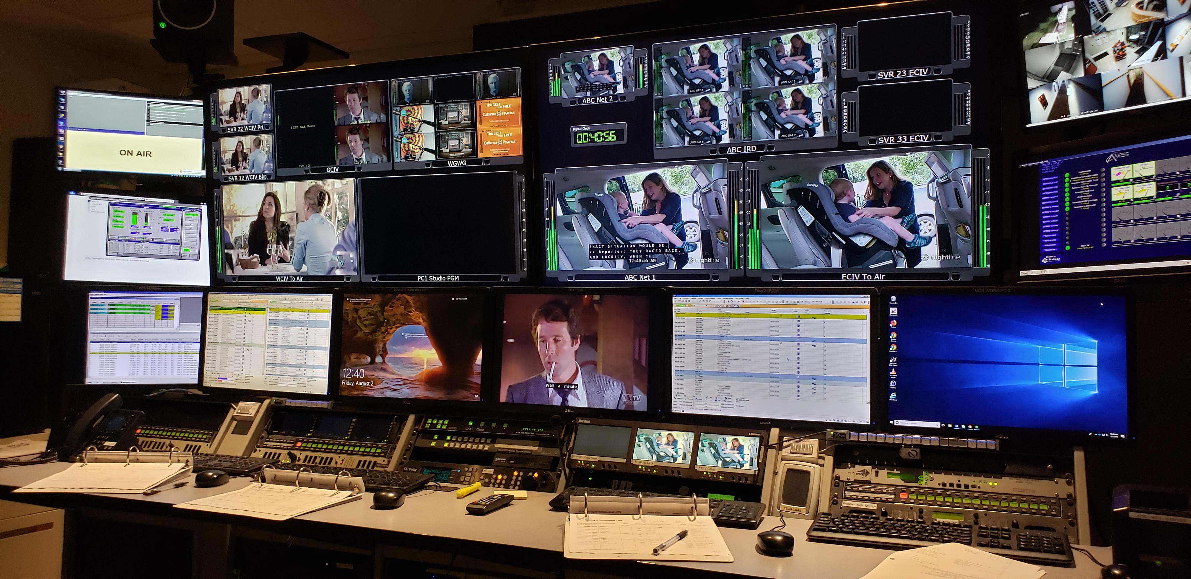 Covering a Master Control shift for one of my employees. Sometimes the