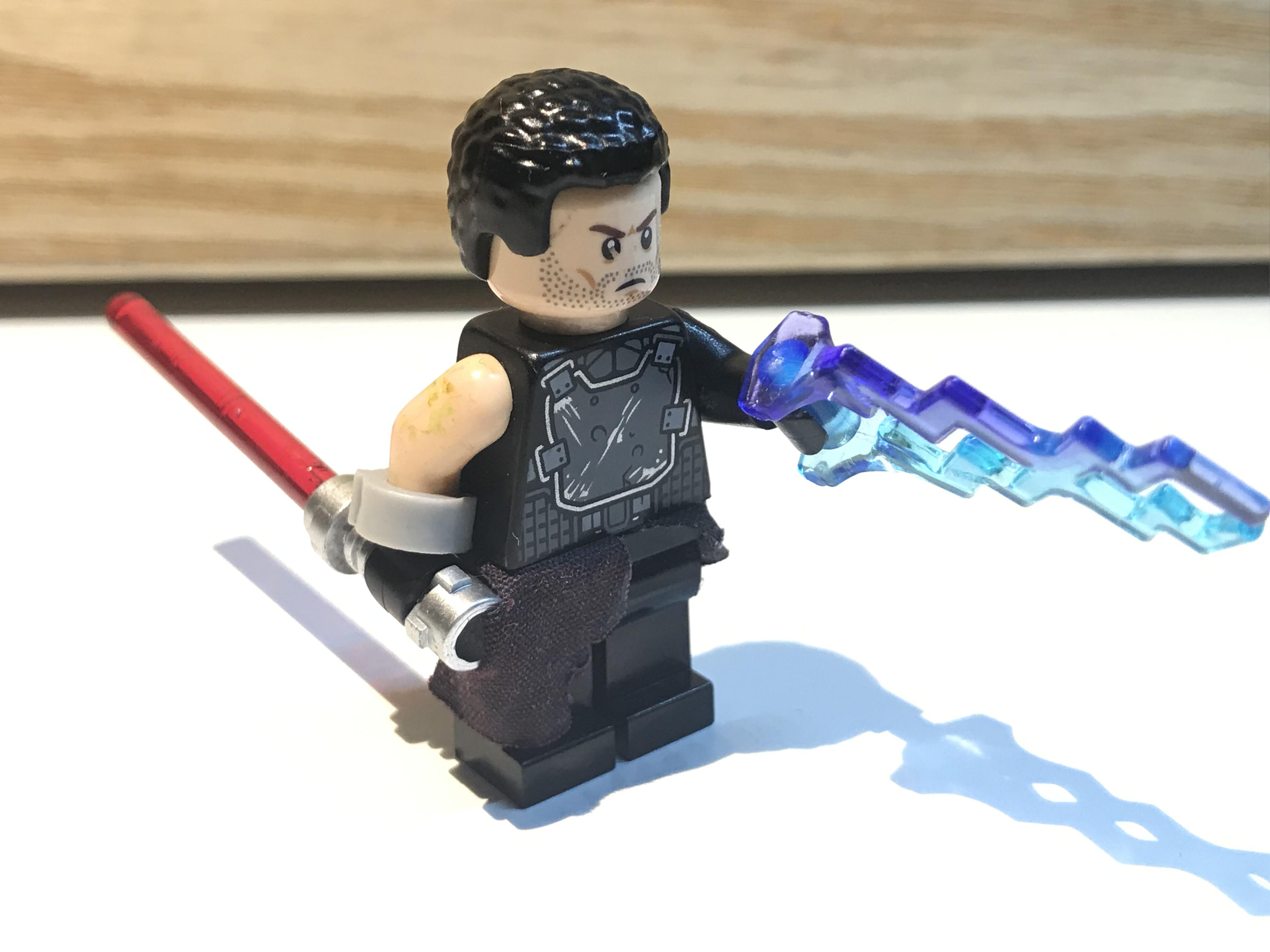 Made this custom Starkiller figure. lego